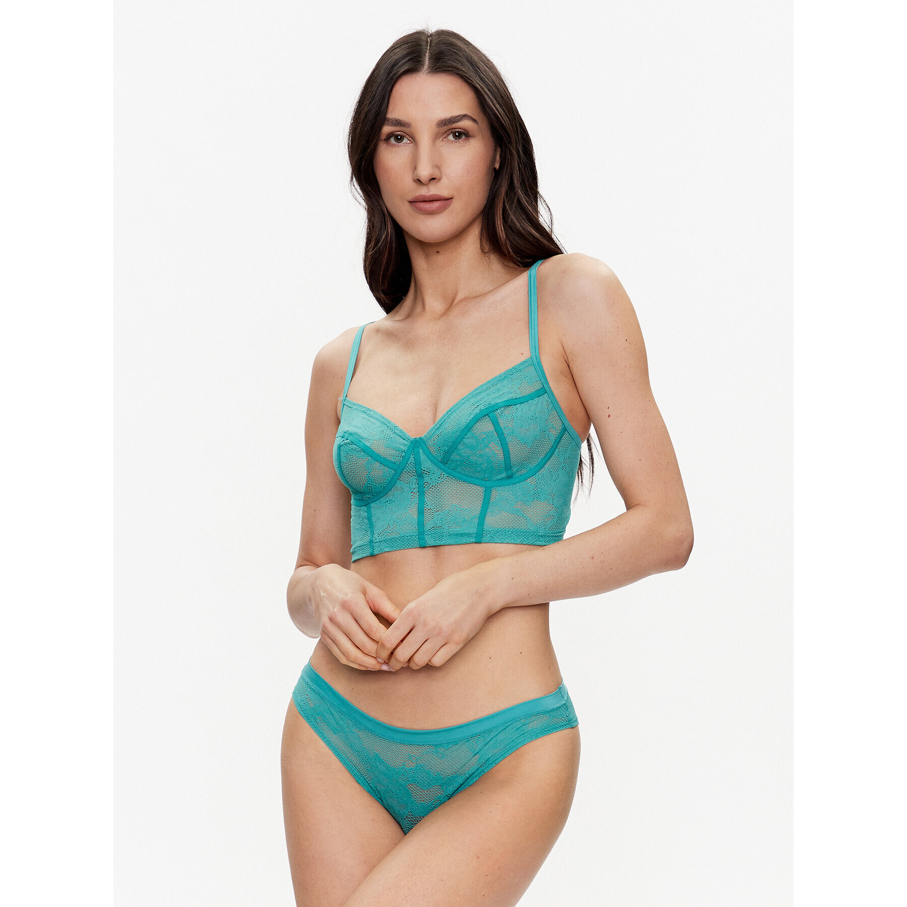 Triumph Sutien top Smart Deco 10214500 Verde - Pled.ro