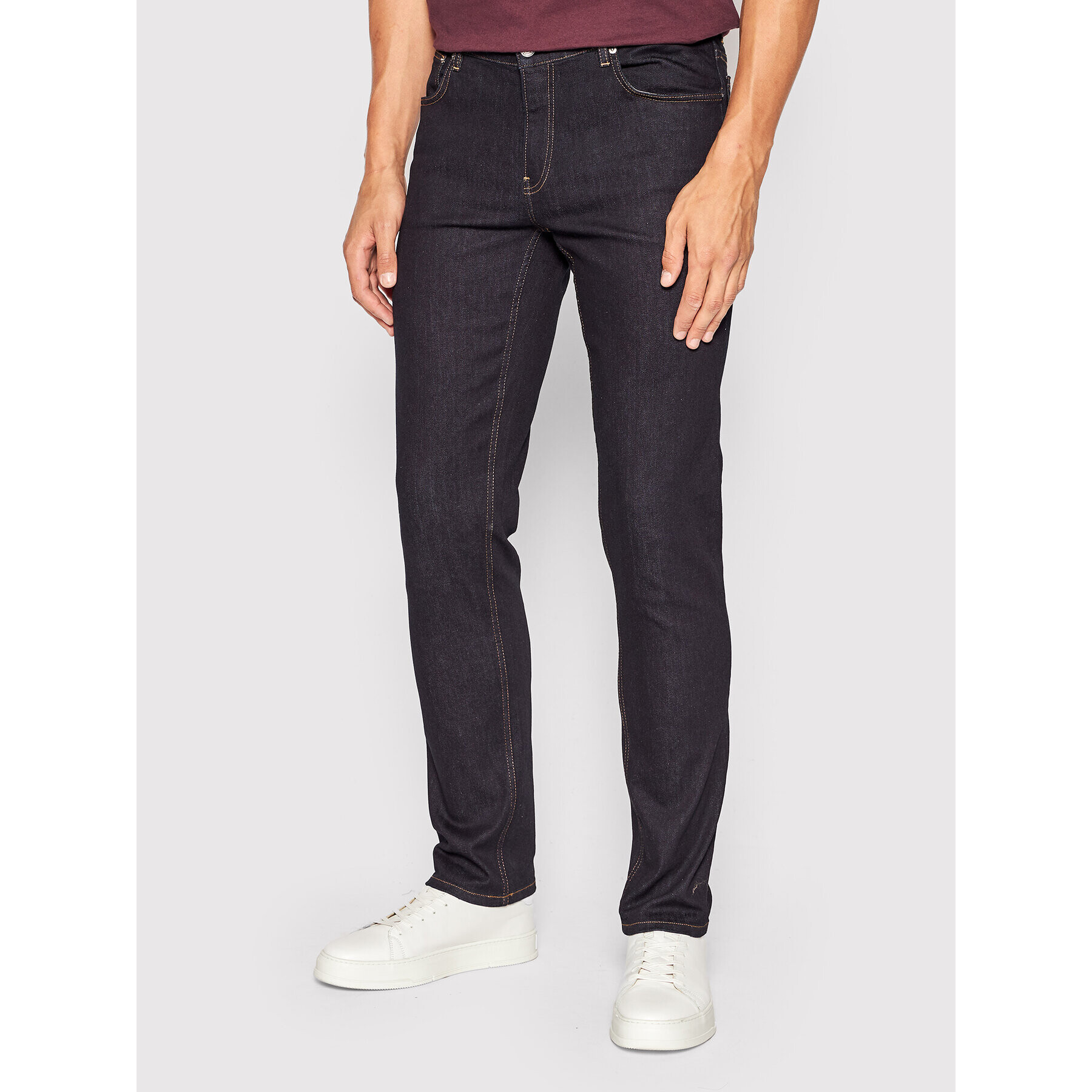 Trussardi Blugi 370 Close 52J00000 Bleumarin Slim Fit - Pled.ro