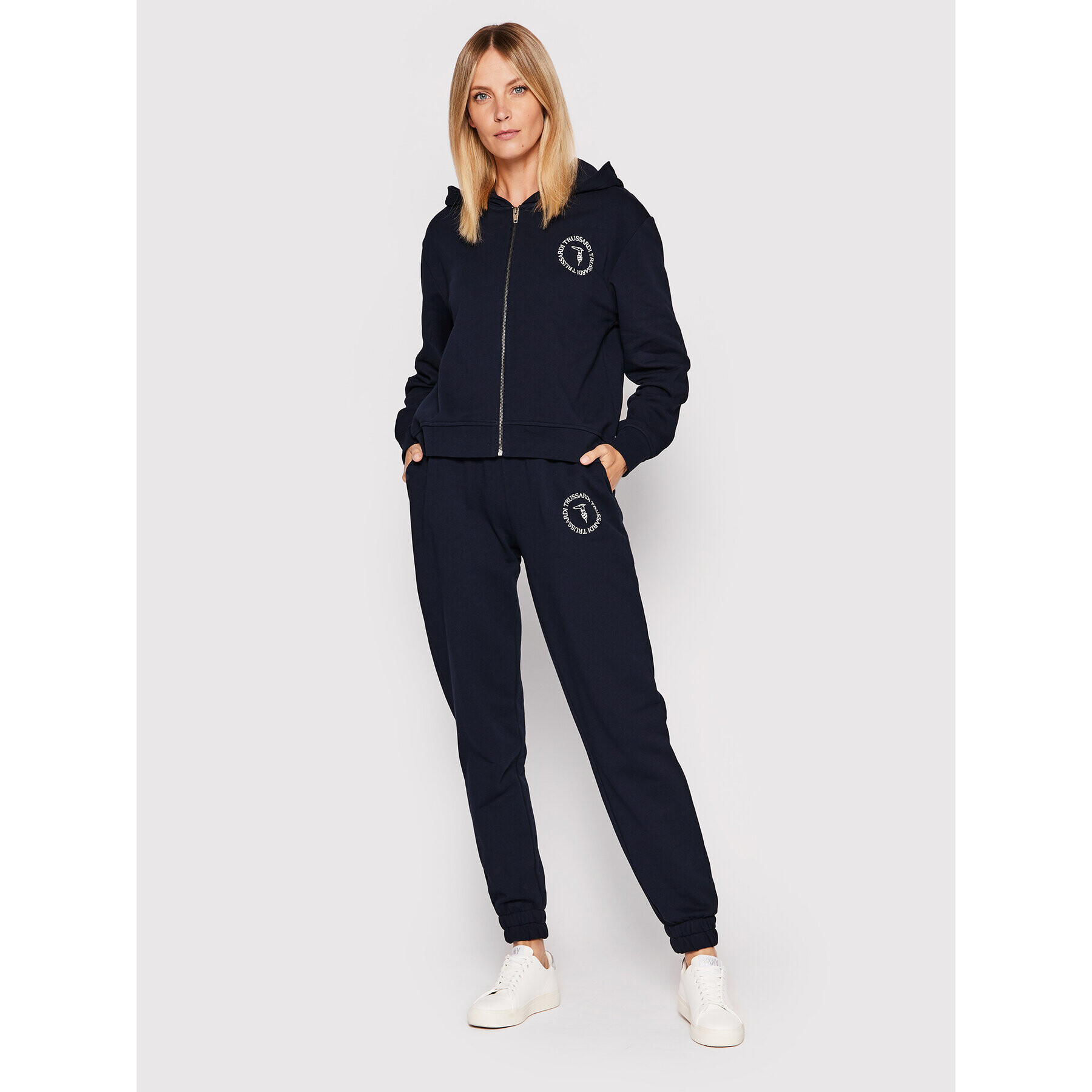 Trussardi Bluză 56F00193 Bleumarin Regular Fit - Pled.ro