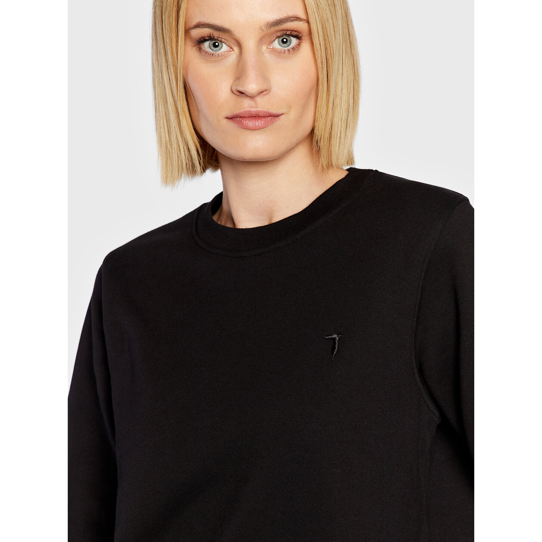 Trussardi Bluză 56F00216 Negru Relaxed Fit - Pled.ro