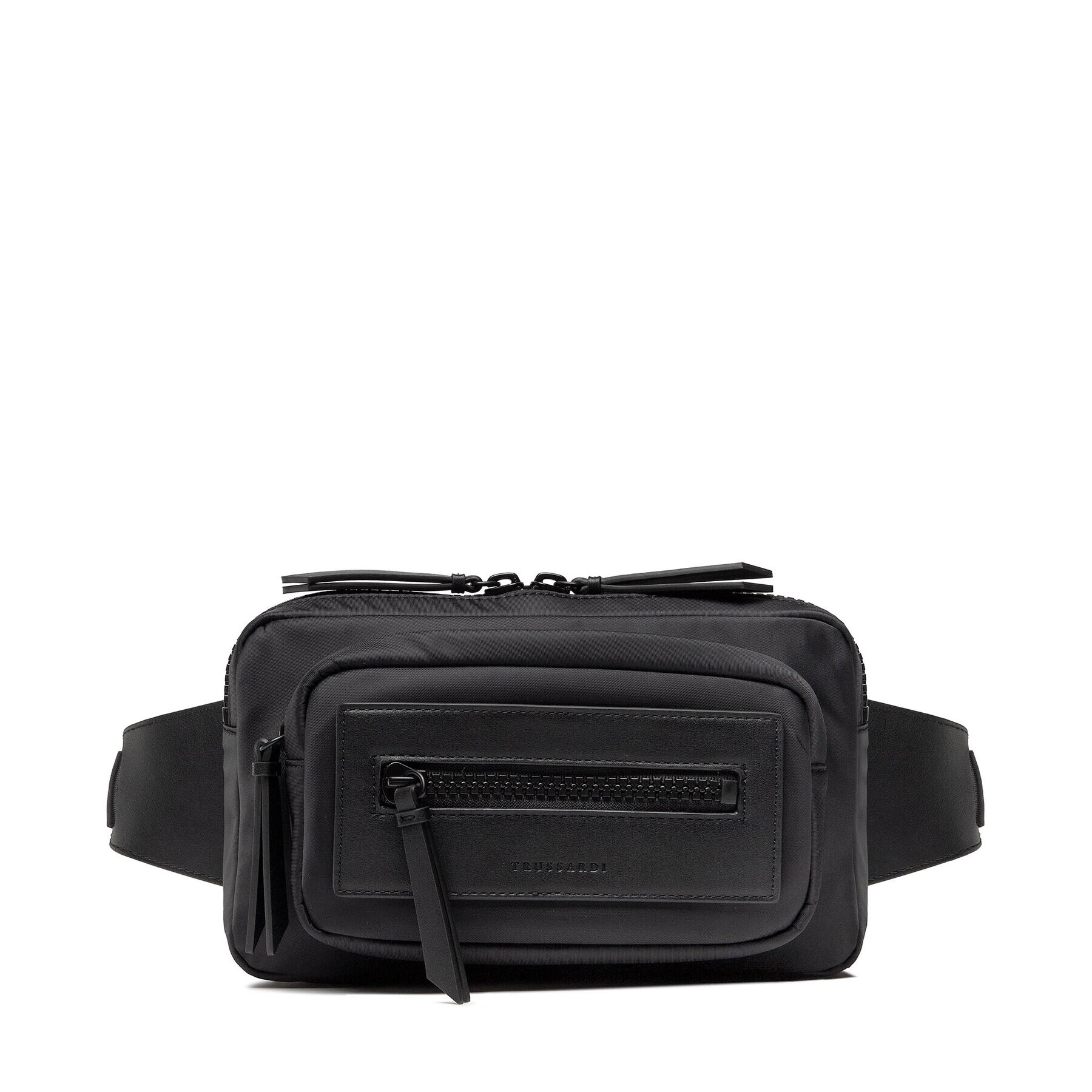 Trussardi Borsetă Zenith Belt Bag 71B00349 Negru - Pled.ro