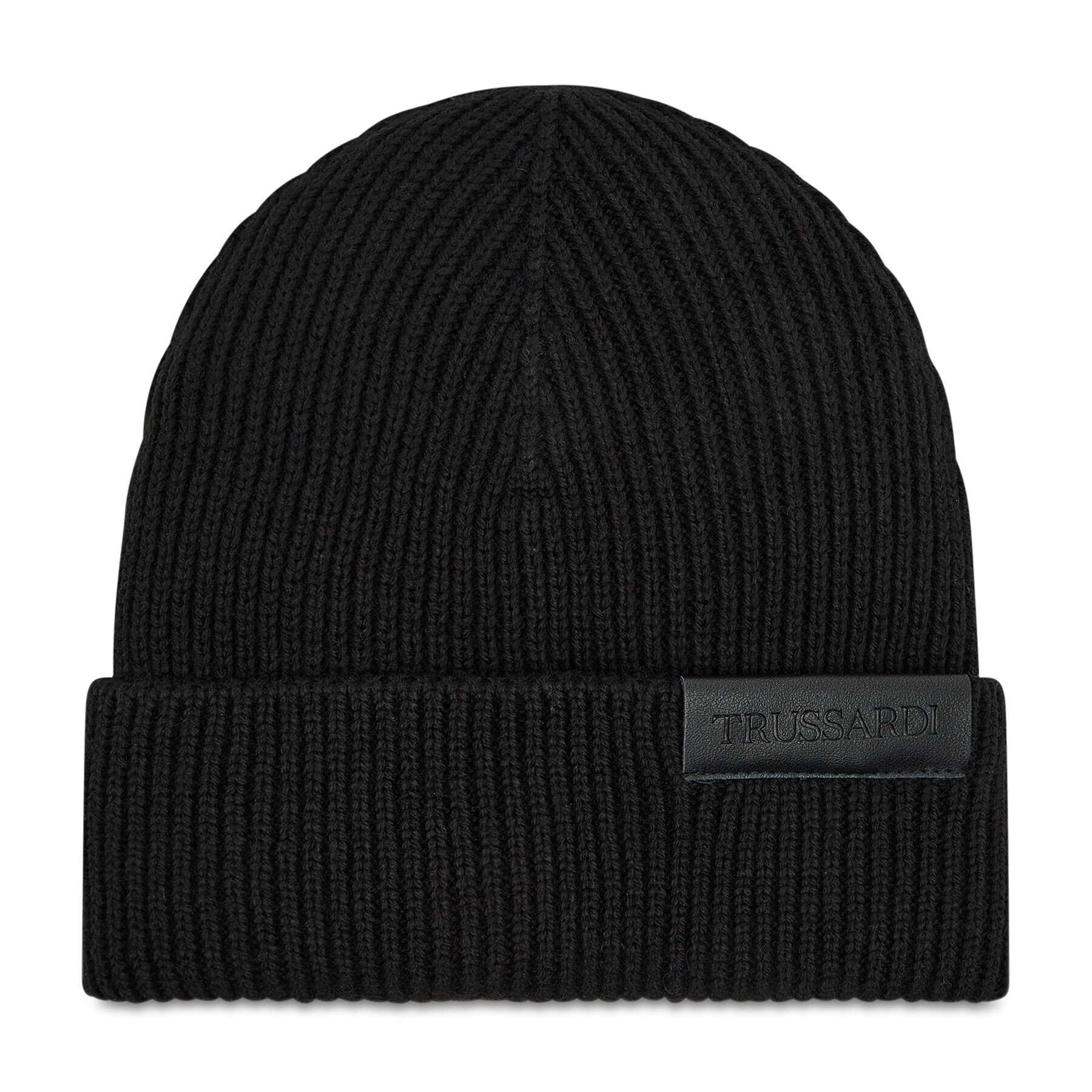 Trussardi Căciulă Beanie Logo 57Z00184 Negru - Pled.ro