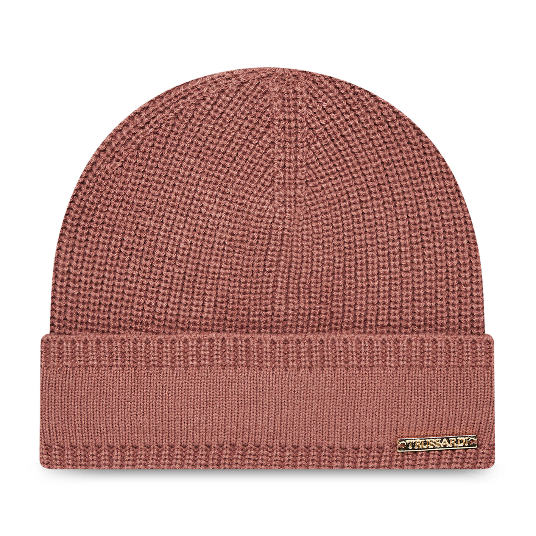 Trussardi Căciulă Beanie Metal Logo 59Z00220 Roz - Pled.ro