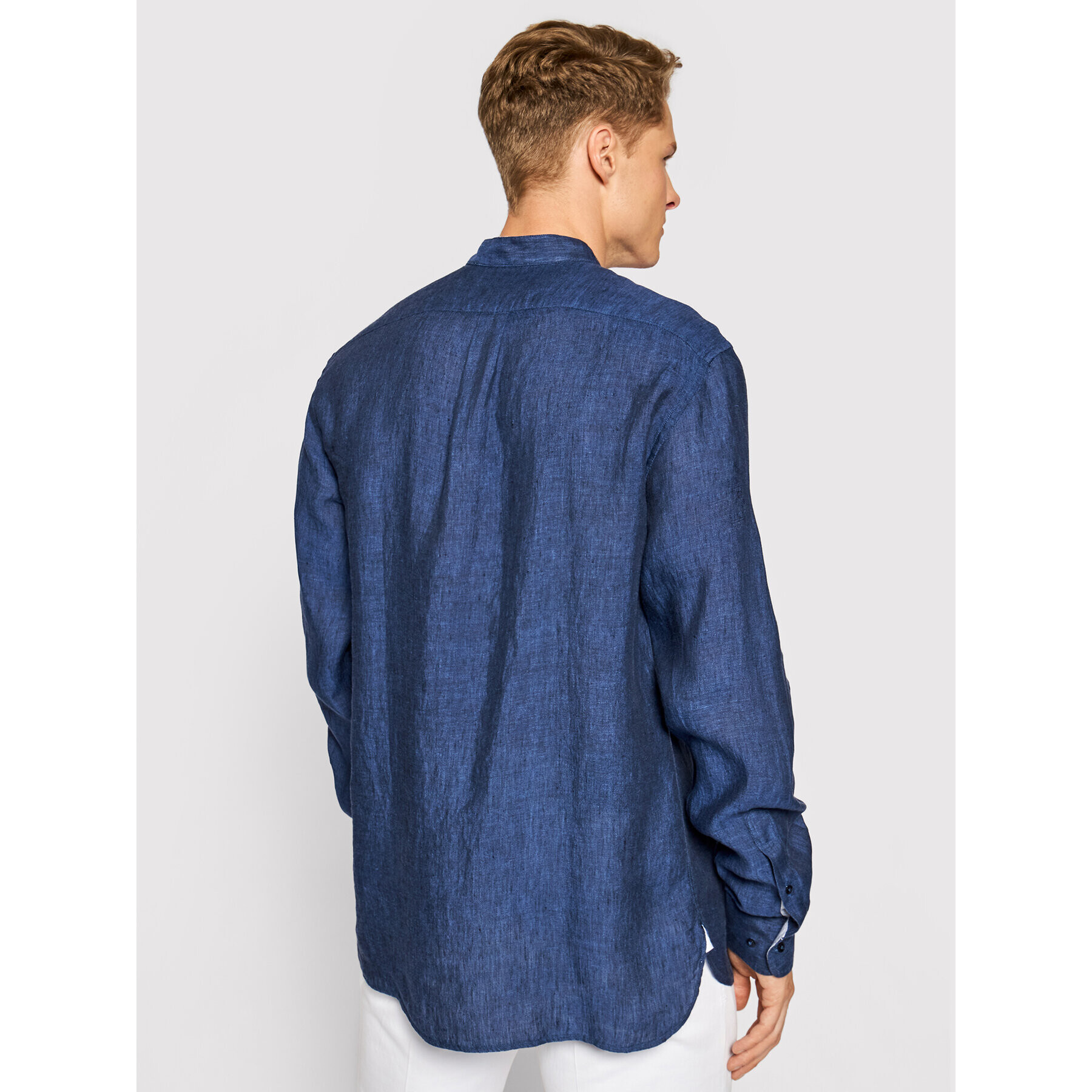 Trussardi Cămașă 52C00154 Bleumarin Close Fit - Pled.ro