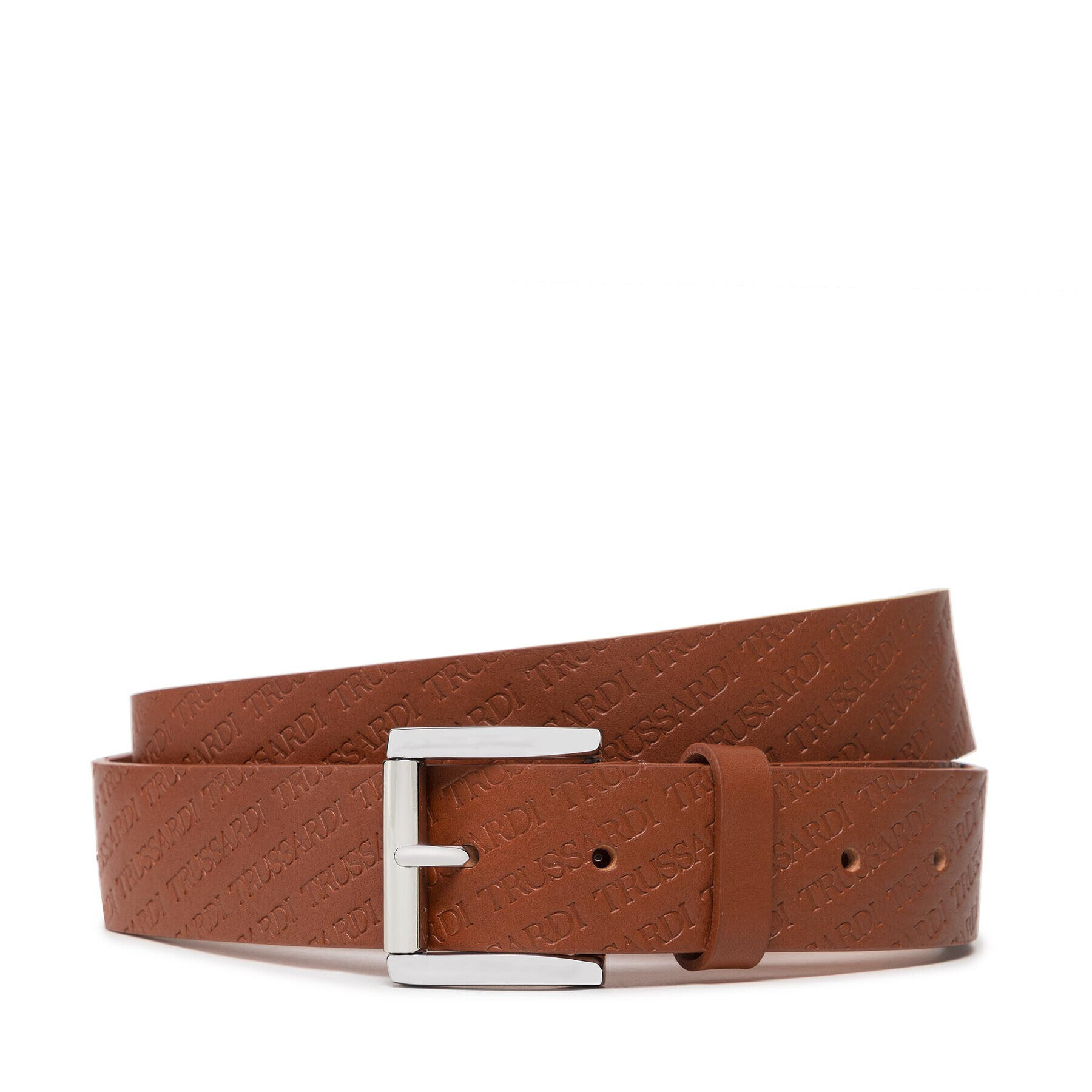 Trussardi Curea pentru Bărbați Belt Full Logato 71L00128 Maro - Pled.ro