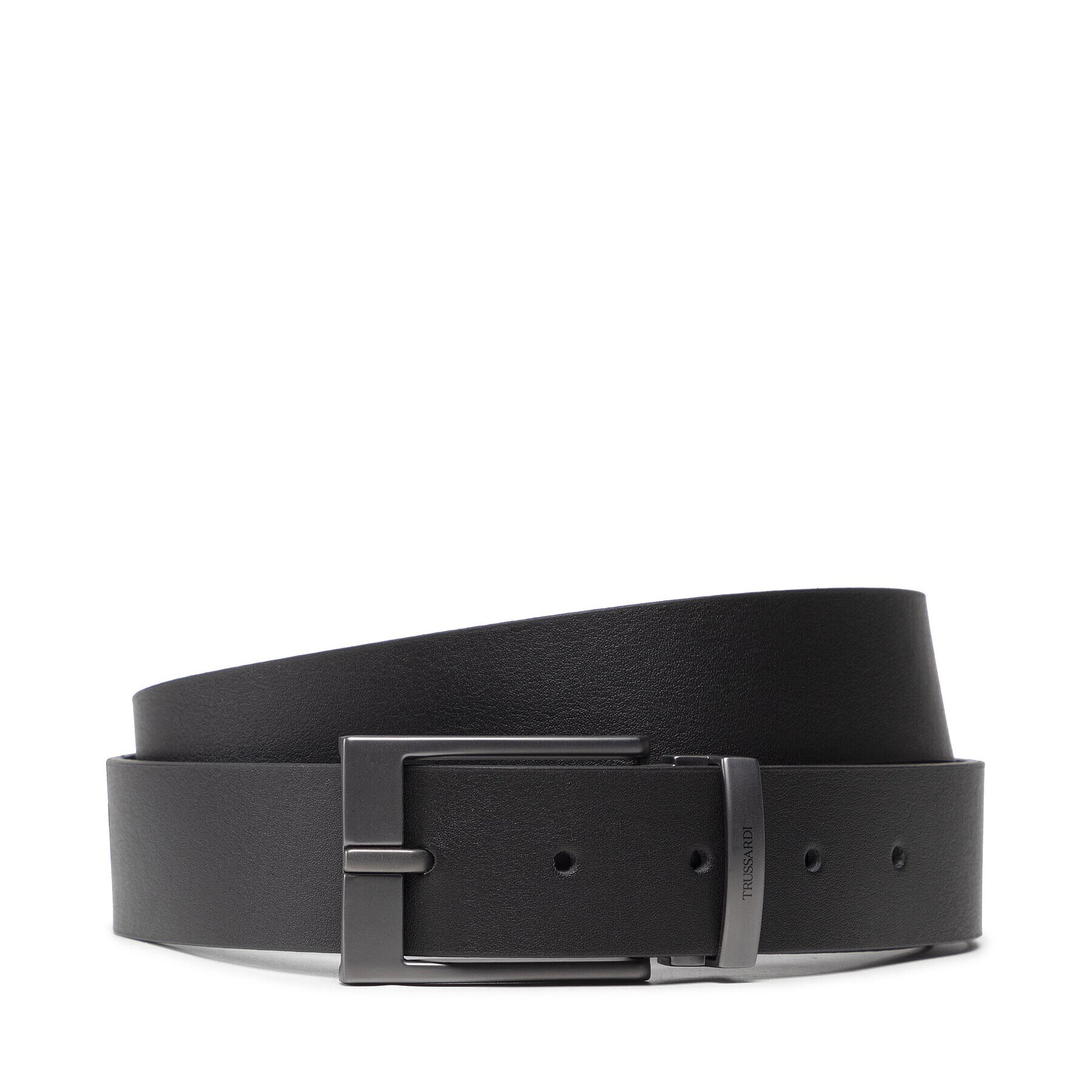 Trussardi Curea pentru Bărbați Belt Metal Logo Loop Nappa 71L00132 Negru - Pled.ro