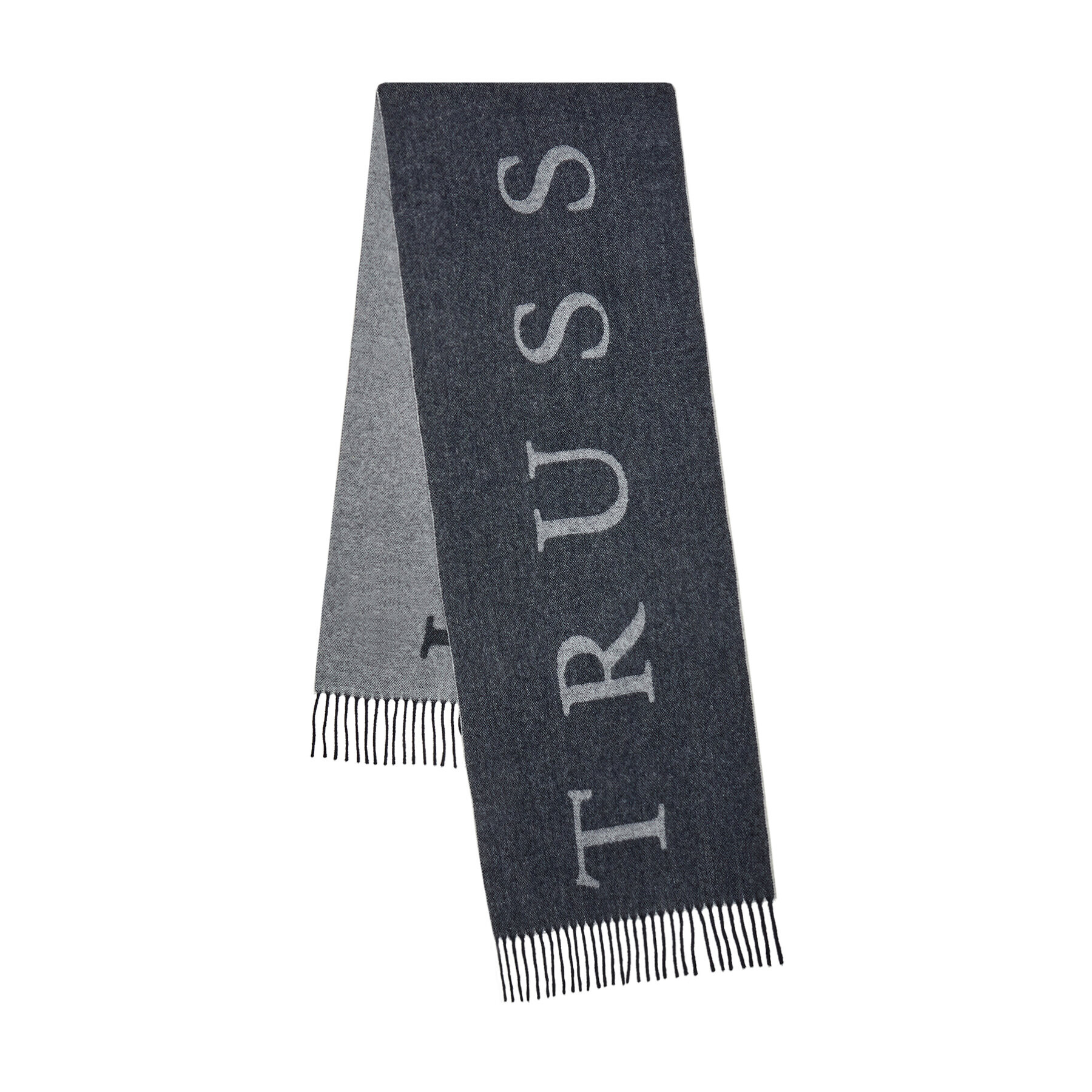 Trussardi Fular Lettering 57Z00274 Gri - Pled.ro