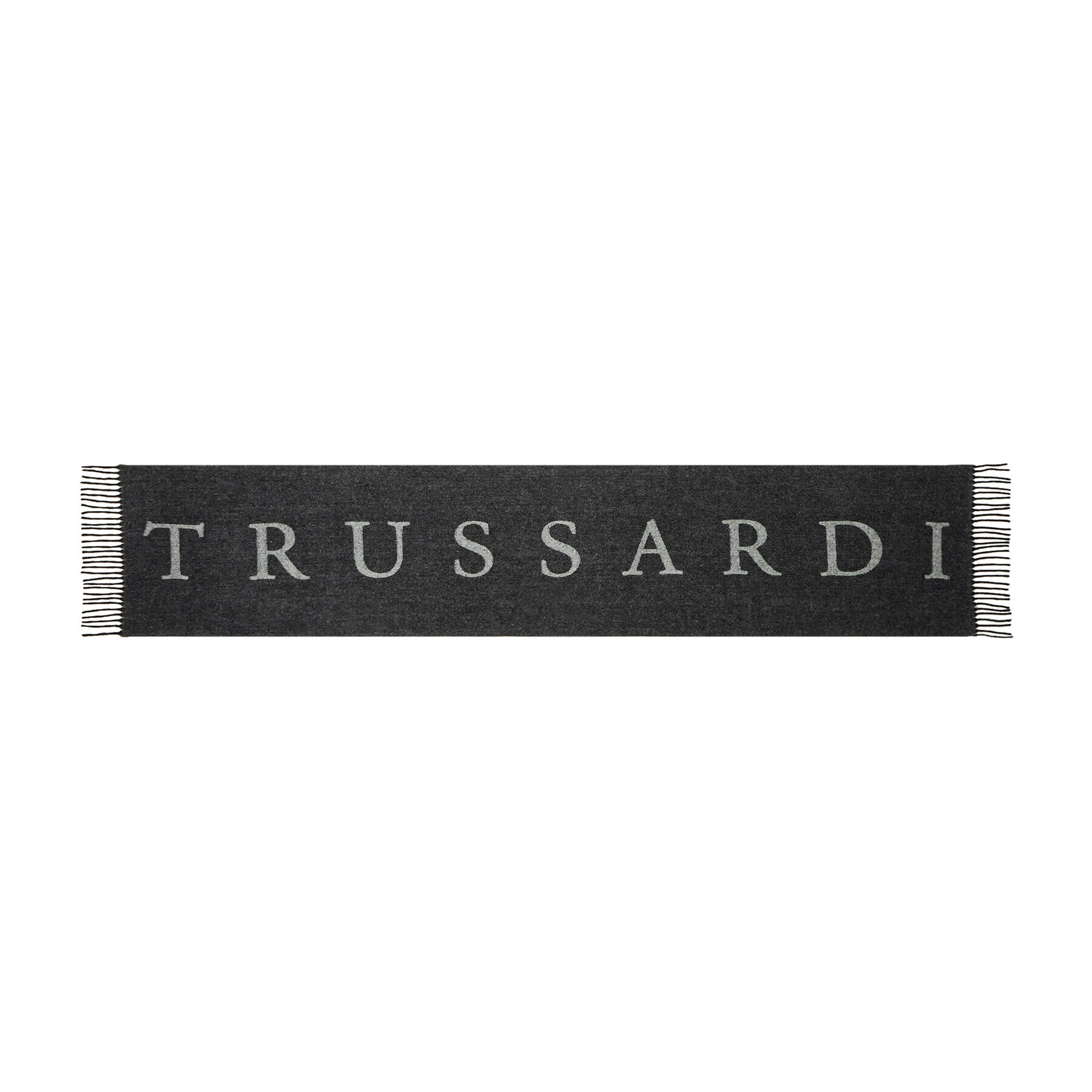 Trussardi Fular Lettering 57Z00274 Gri - Pled.ro