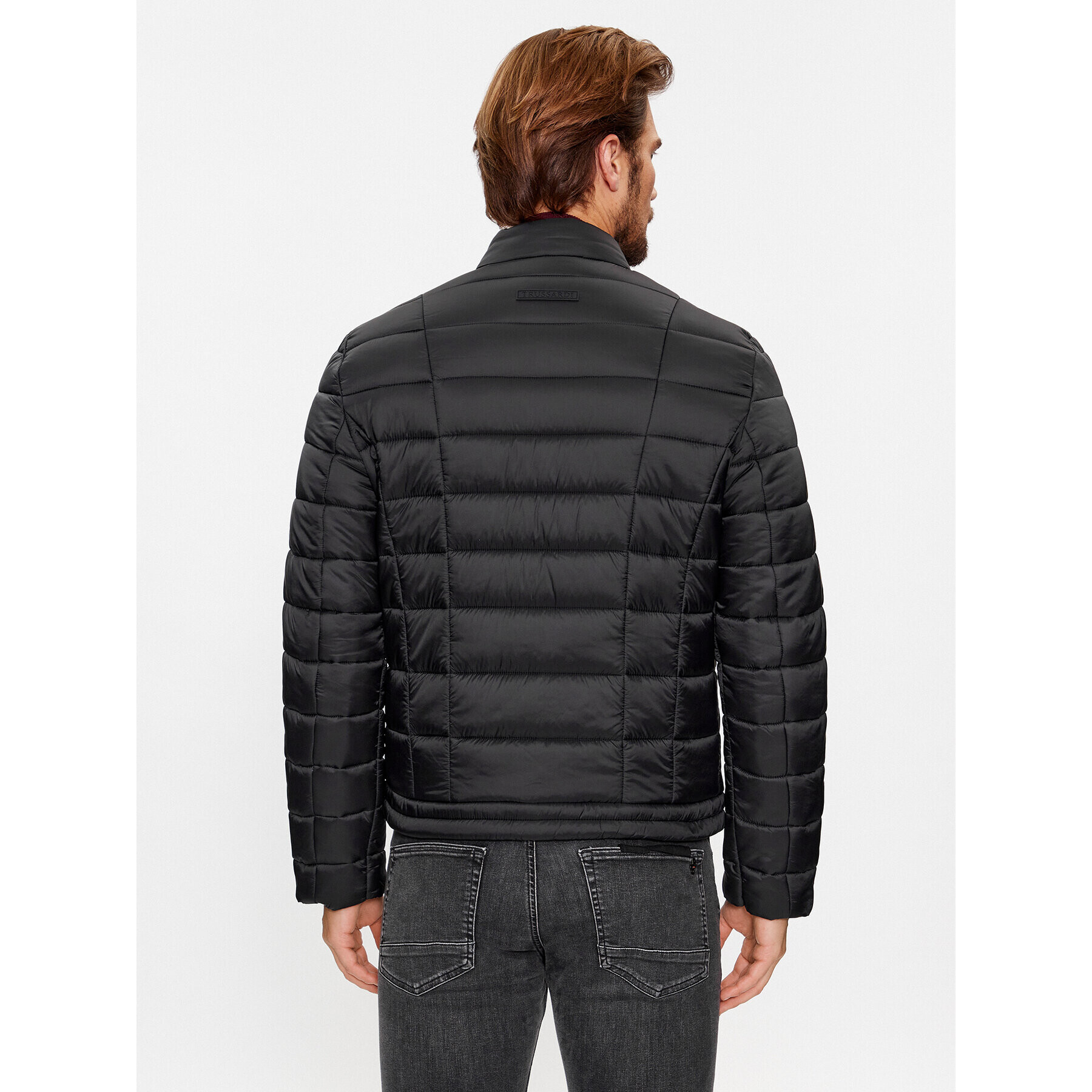 Trussardi Geacă de iarnă 52S00906 Negru Regular Fit - Pled.ro