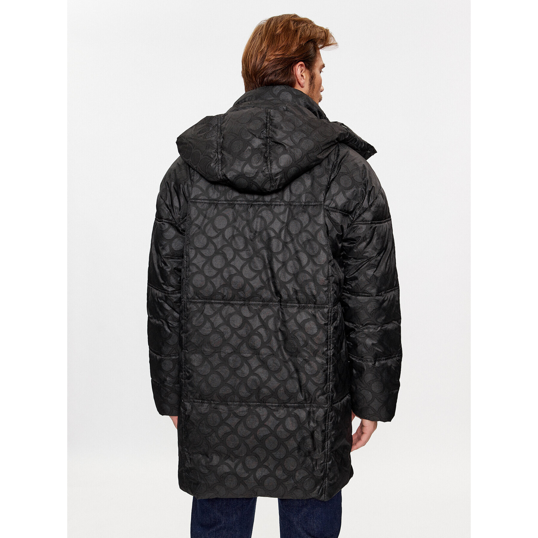 Trussardi Geacă de iarnă 52S00945 Negru Regular Fit - Pled.ro