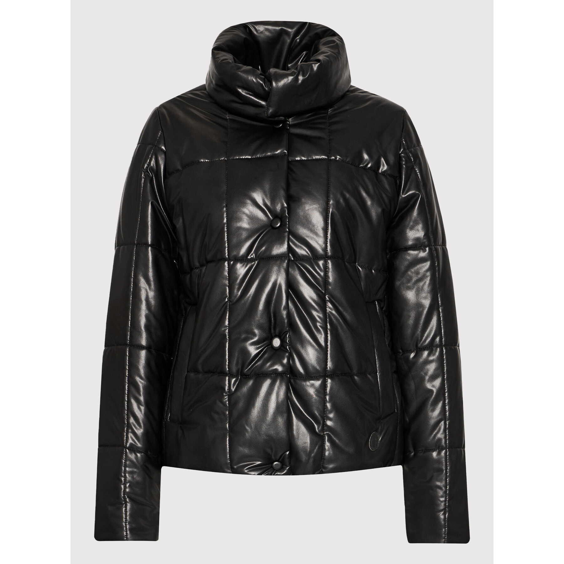 Trussardi Geacă din imitație de piele Quilted 56S00654 Negru Regular Fit - Pled.ro