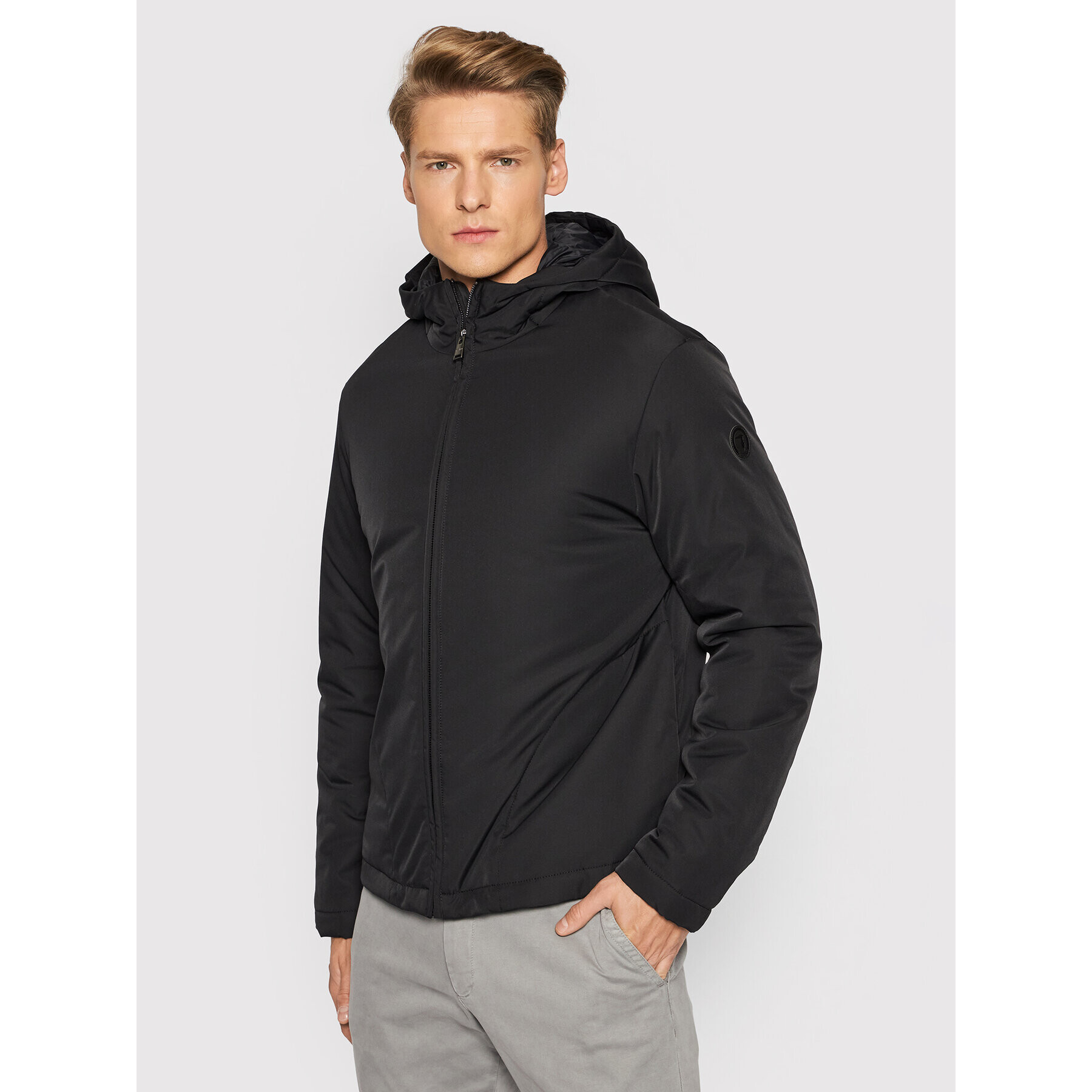 Trussardi Geacă Poly 52S00615 Negru Regular Fit - Pled.ro