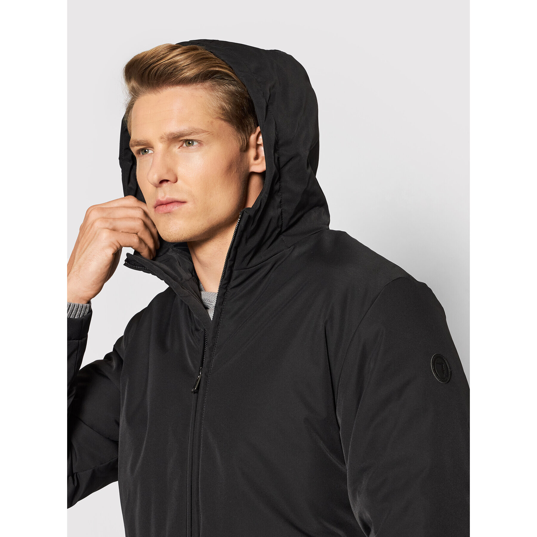 Trussardi Geacă Poly 52S00615 Negru Regular Fit - Pled.ro