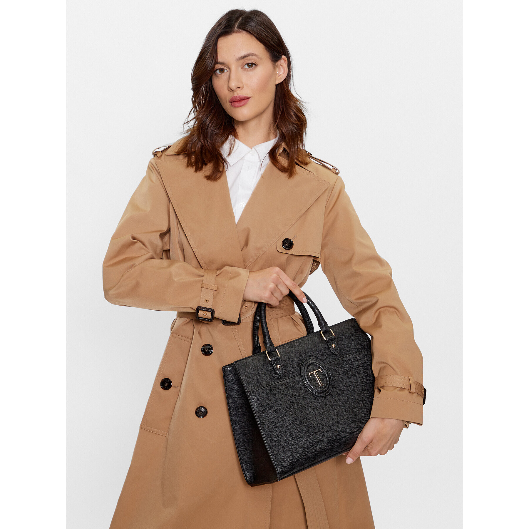 Trussardi Geantă 75B01528 Negru - Pled.ro