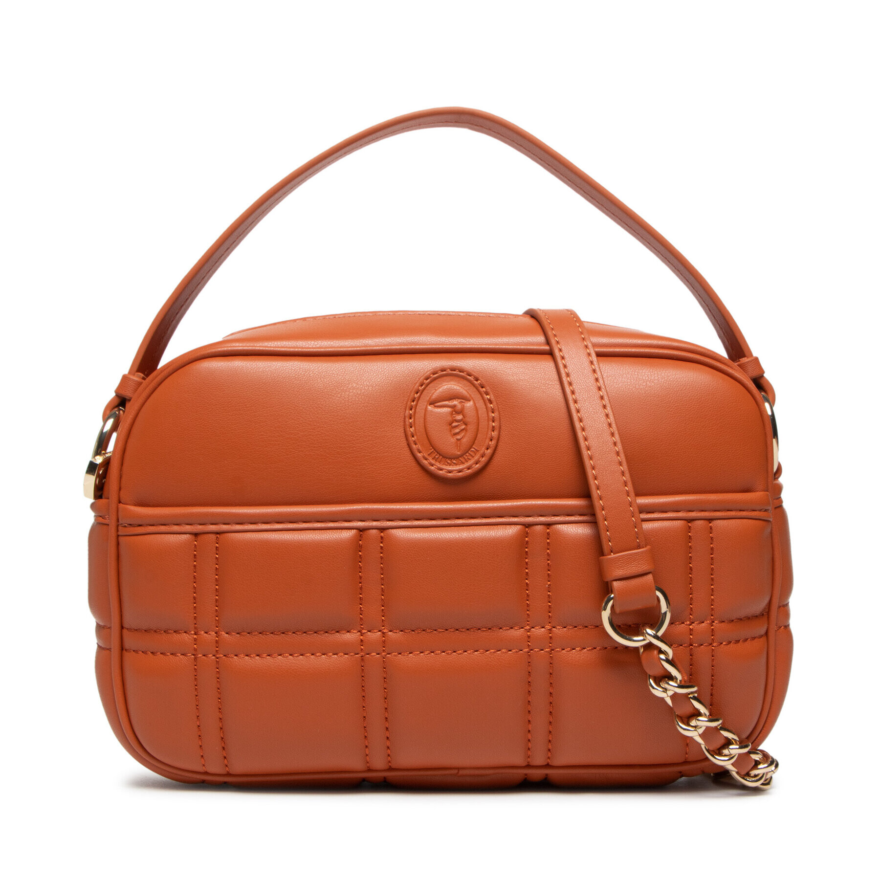 Trussardi Geantă Alyssa Shoulder 75B01239 Maro - Pled.ro