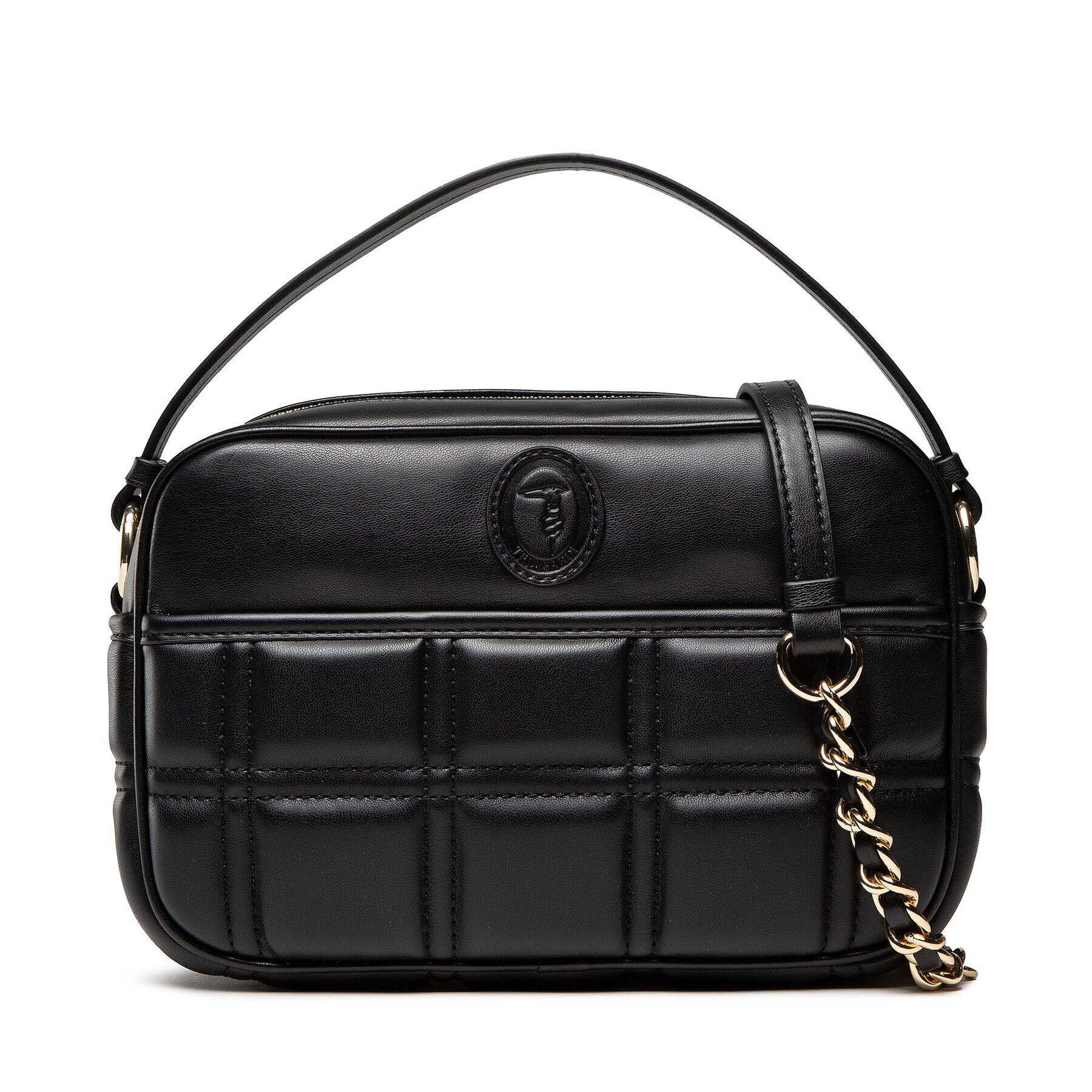 Trussardi Geantă Alyssa Shoulder 75B01239 Negru - Pled.ro