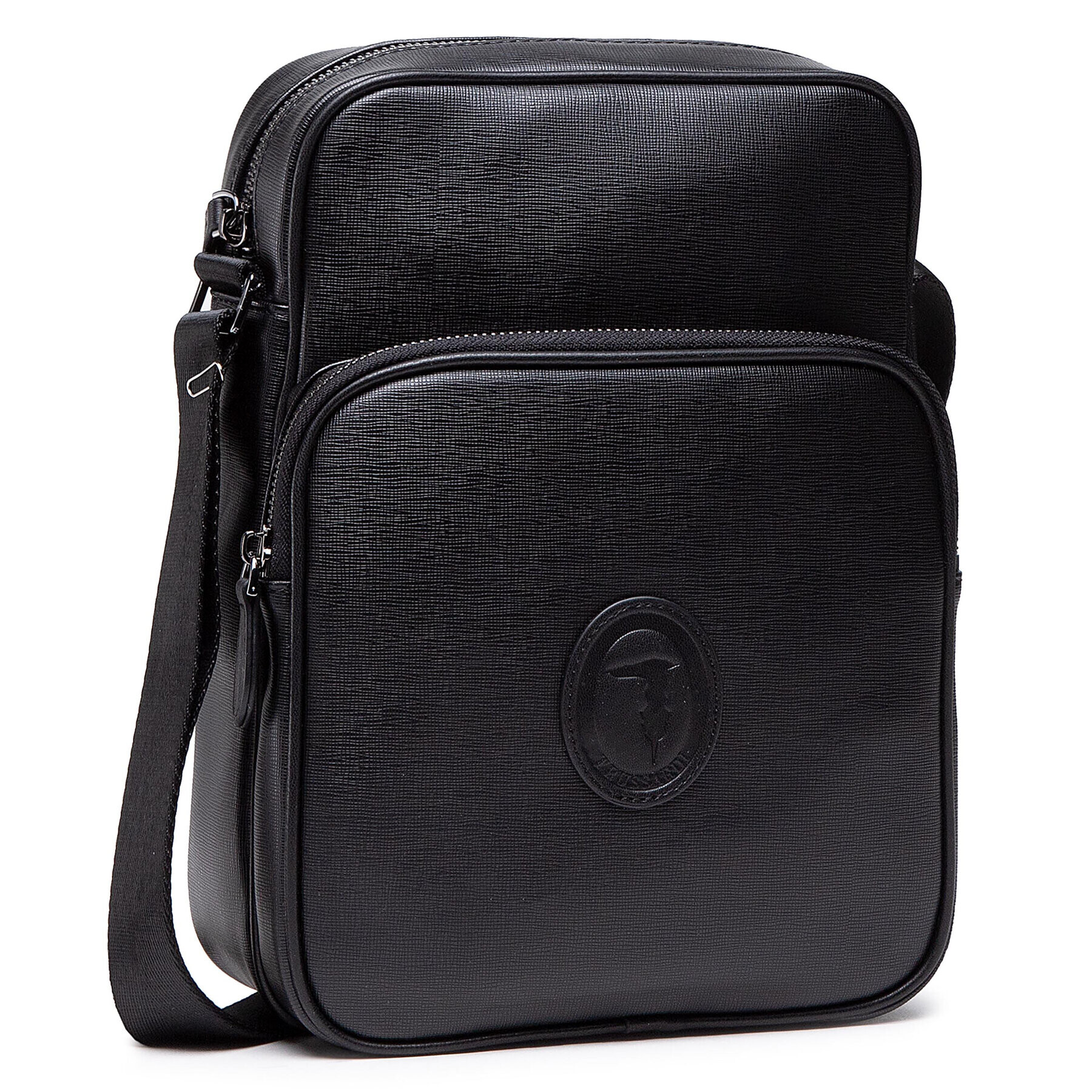 Trussardi Geantă crossover 71B00247 Negru - Pled.ro