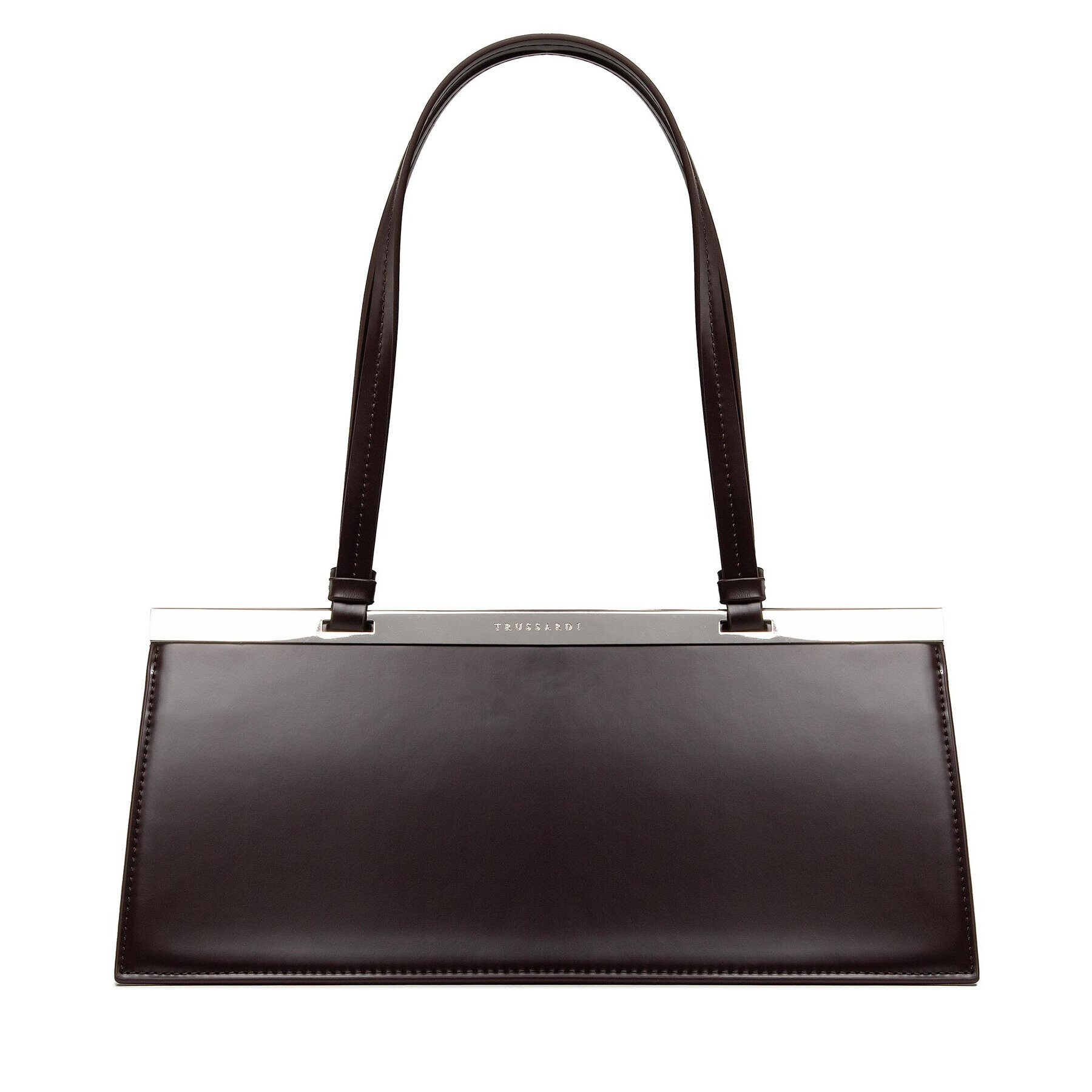 Trussardi Geantă Galena Shopping Ew Brushed 75B01381 Maro - Pled.ro