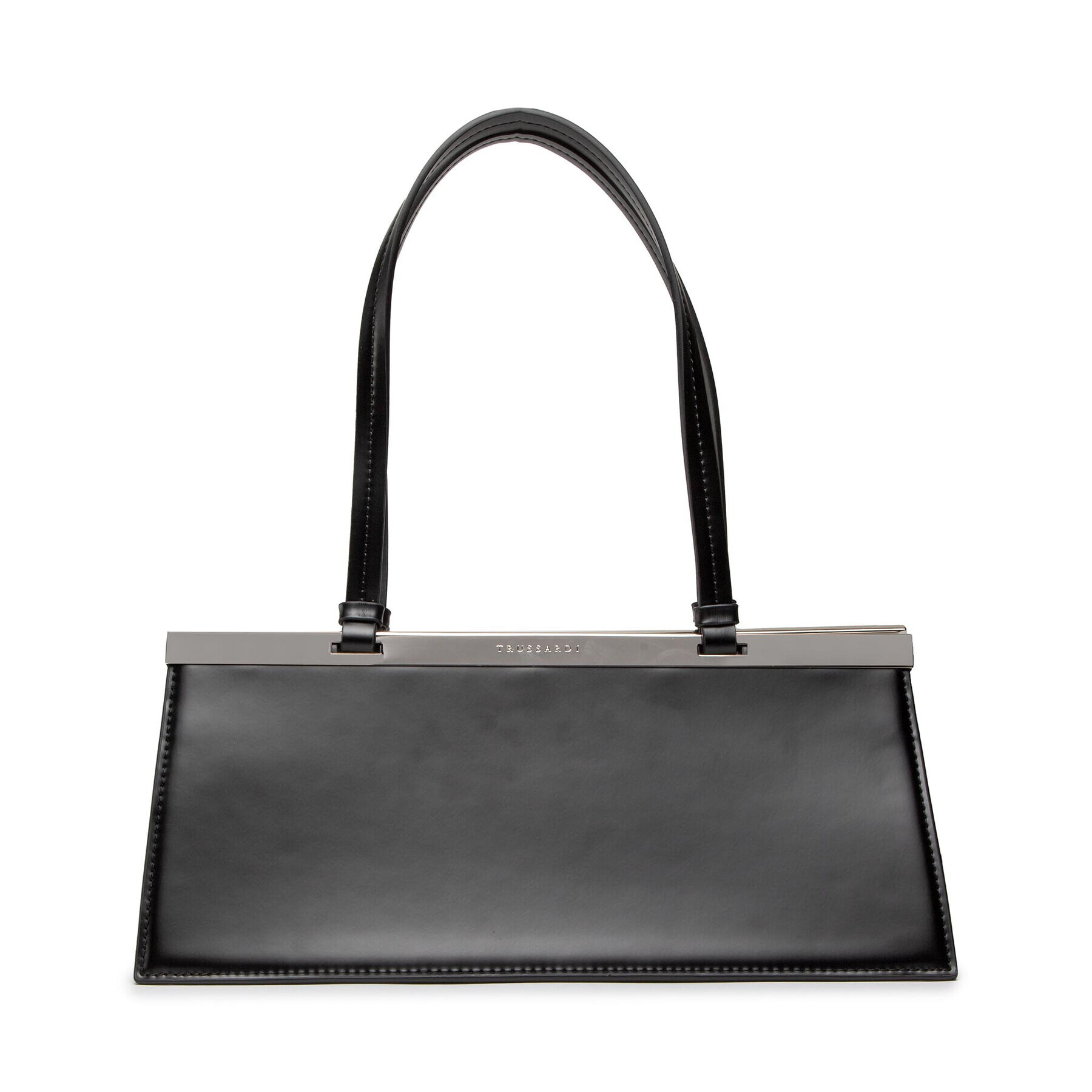 Trussardi Geantă Galena Shopping Ew Brushed 75B01381 Negru - Pled.ro