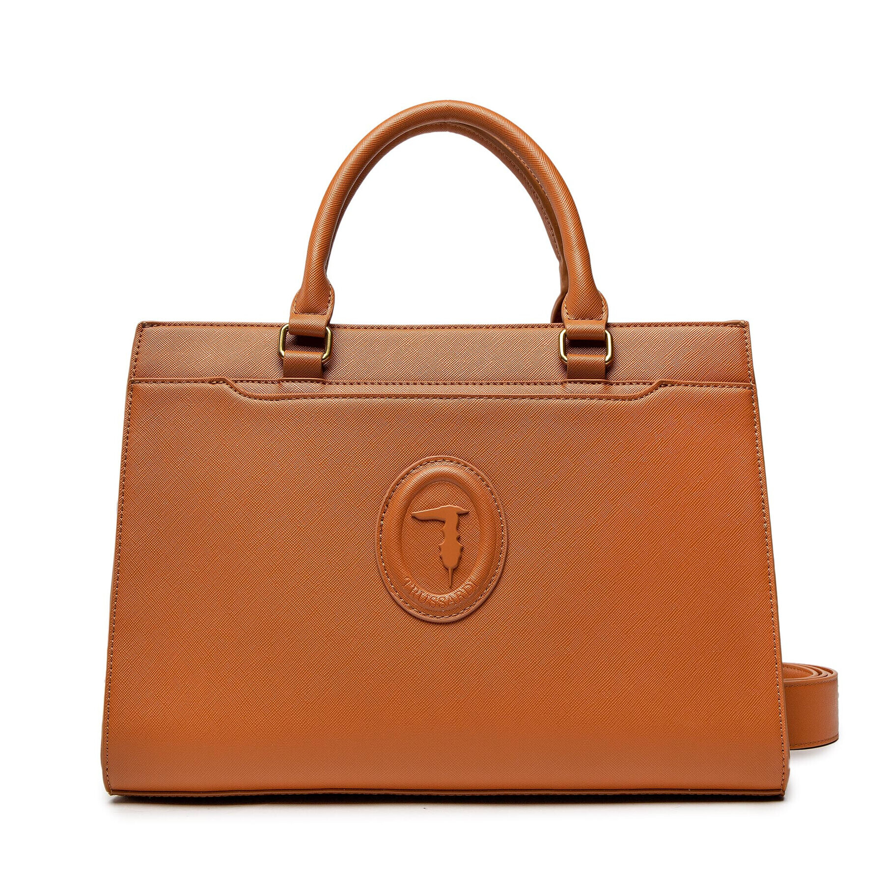 Trussardi Geantă Main Dahlia Handle 75B01128 Maro - Pled.ro