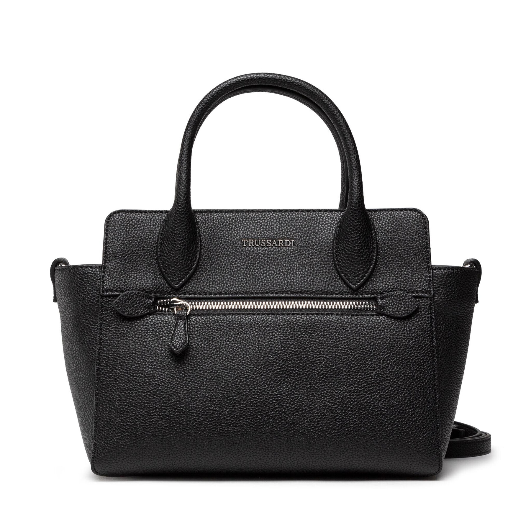 Trussardi Geantă New Lily Tote Md Full 75B01419 Negru - Pled.ro