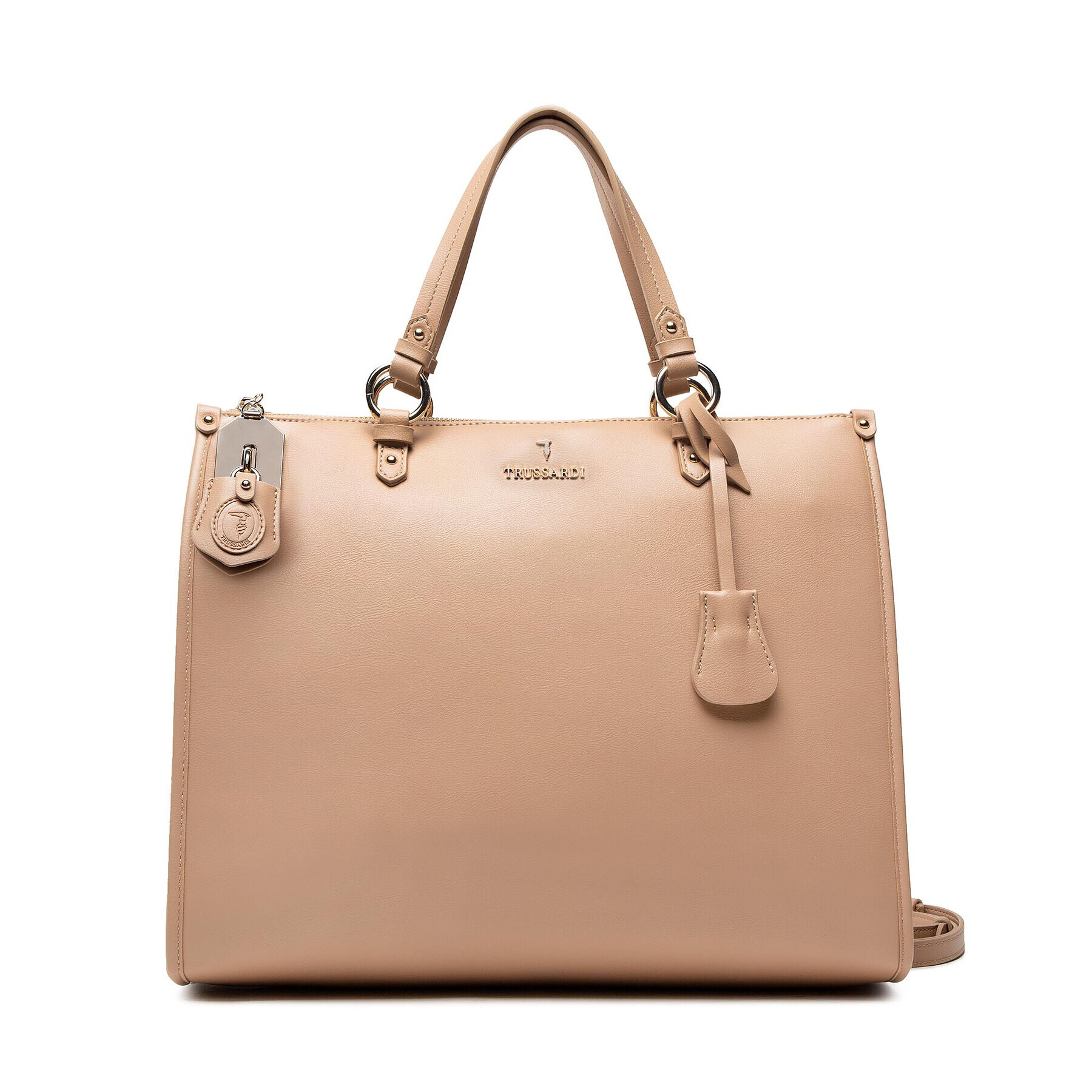 Trussardi Geantă Peony Tote Md 75B01285 Maro - Pled.ro