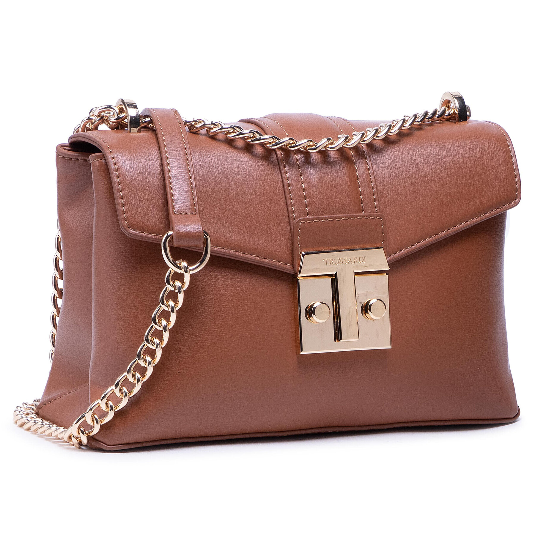 Trussardi Geantă Pre Tulip Flap 75B01110 Maro - Pled.ro