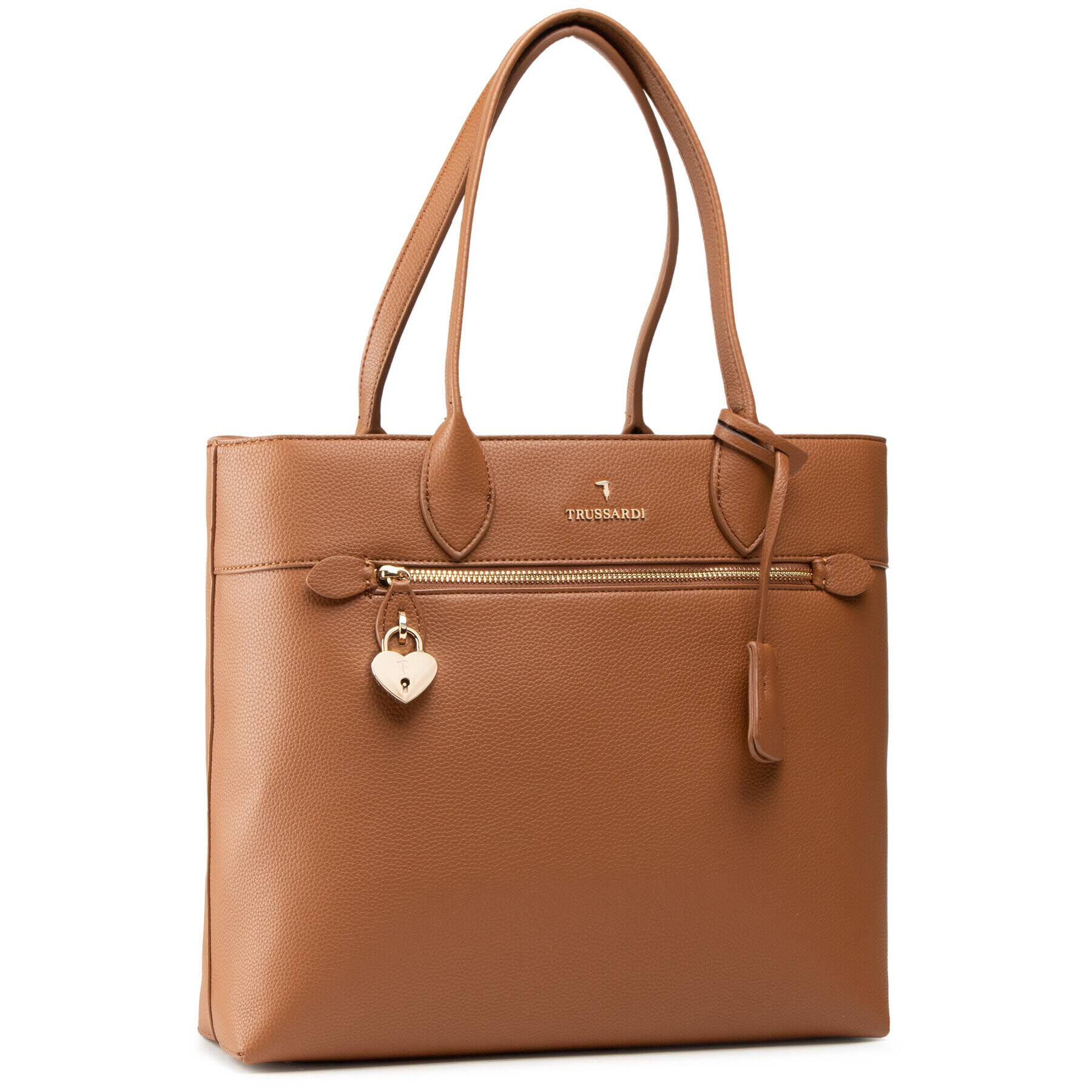 Trussardi Geantă Shopper Grana Cervo 75B01080 Maro - Pled.ro