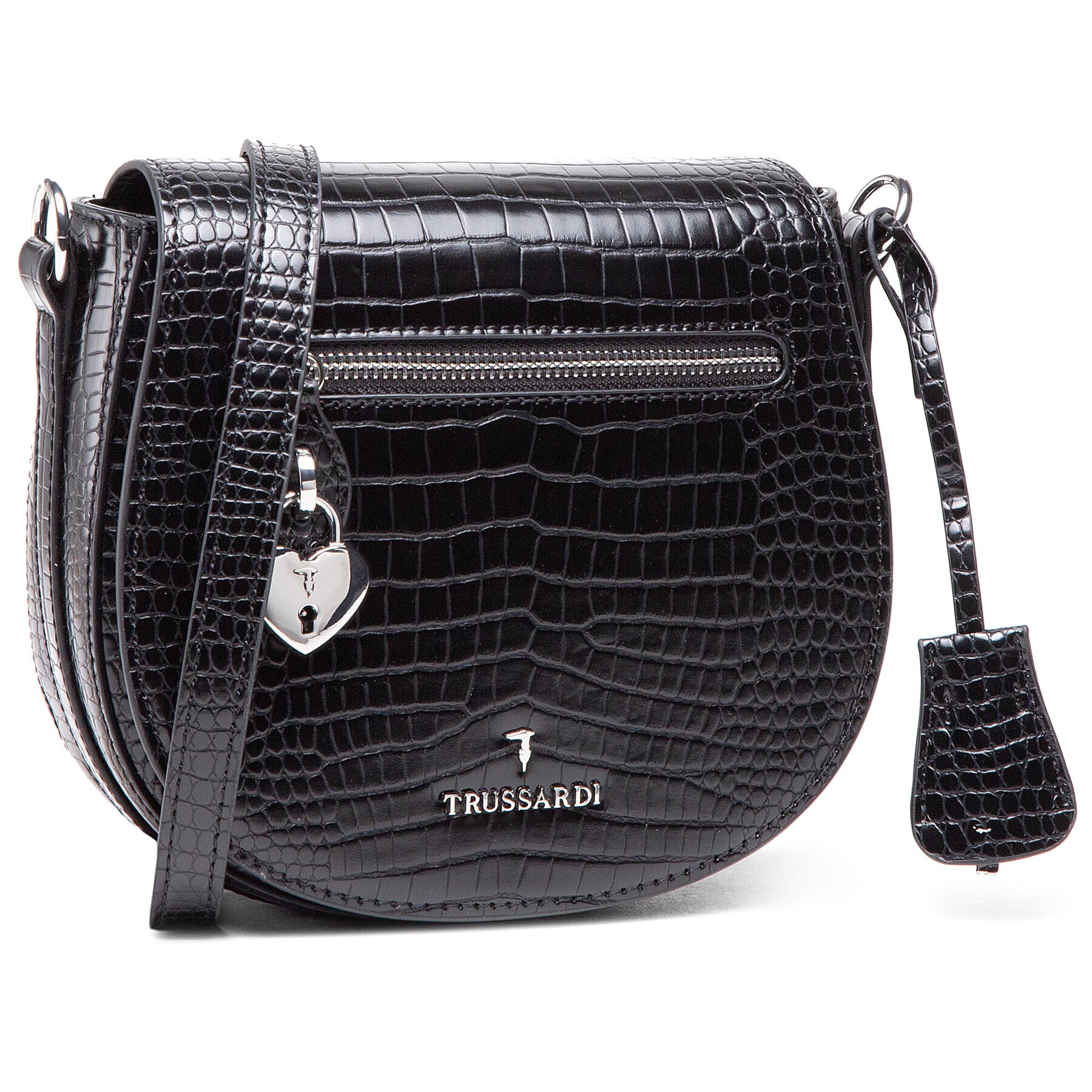 Trussardi Geantă Shoulder Md Grana 75B01081 Negru - Pled.ro