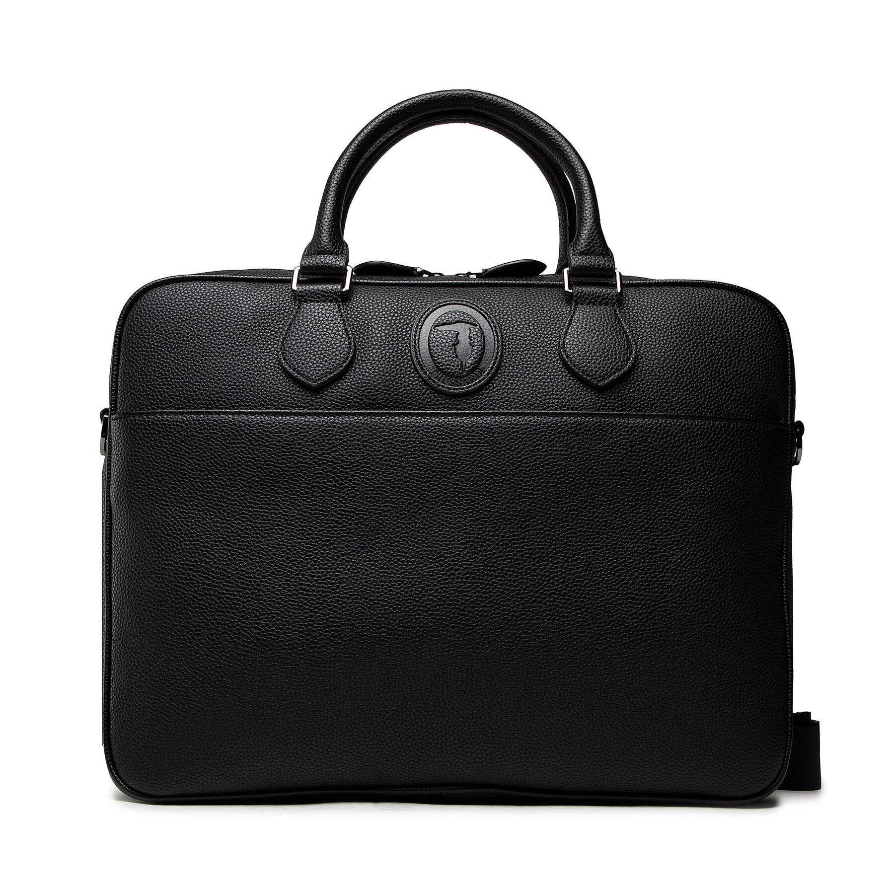 Trussardi Geantă Vusiness Md Stampa 71B00256 Negru - Pled.ro