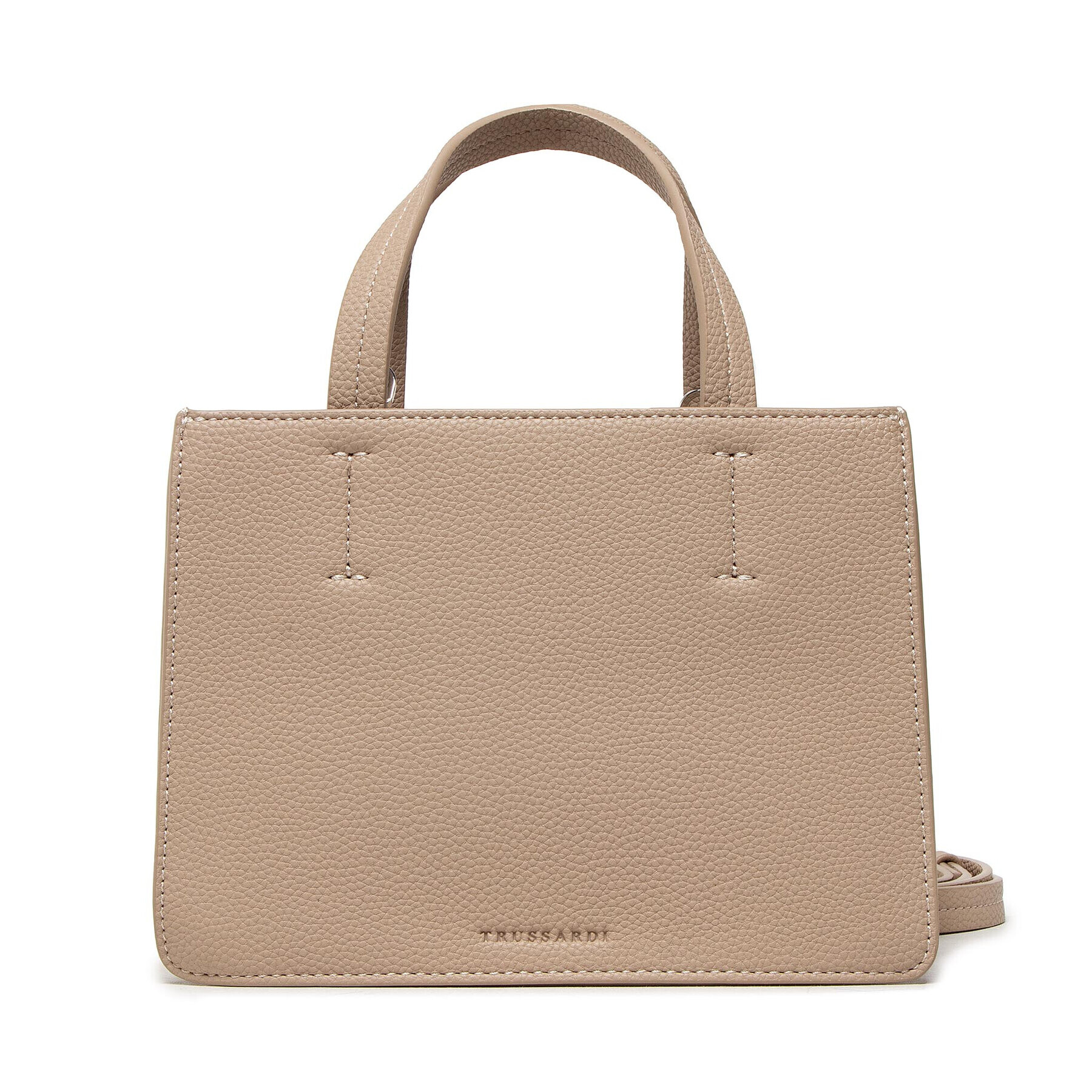 Trussardi Geantă Nadir Tote Sm Full 75B01364 Bej - Pled.ro