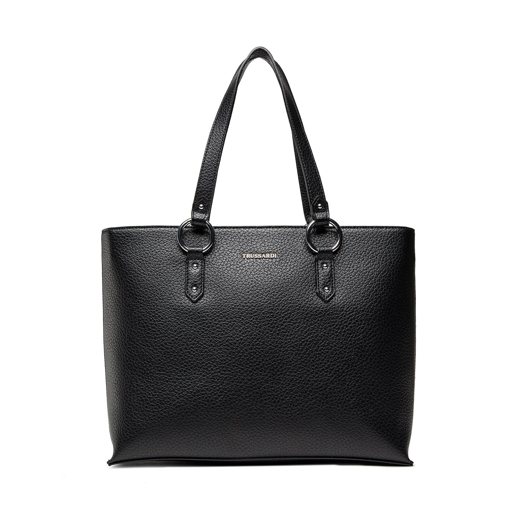 Trussardi Geantă New Lisbona Shopper 75B01424 Negru - Pled.ro