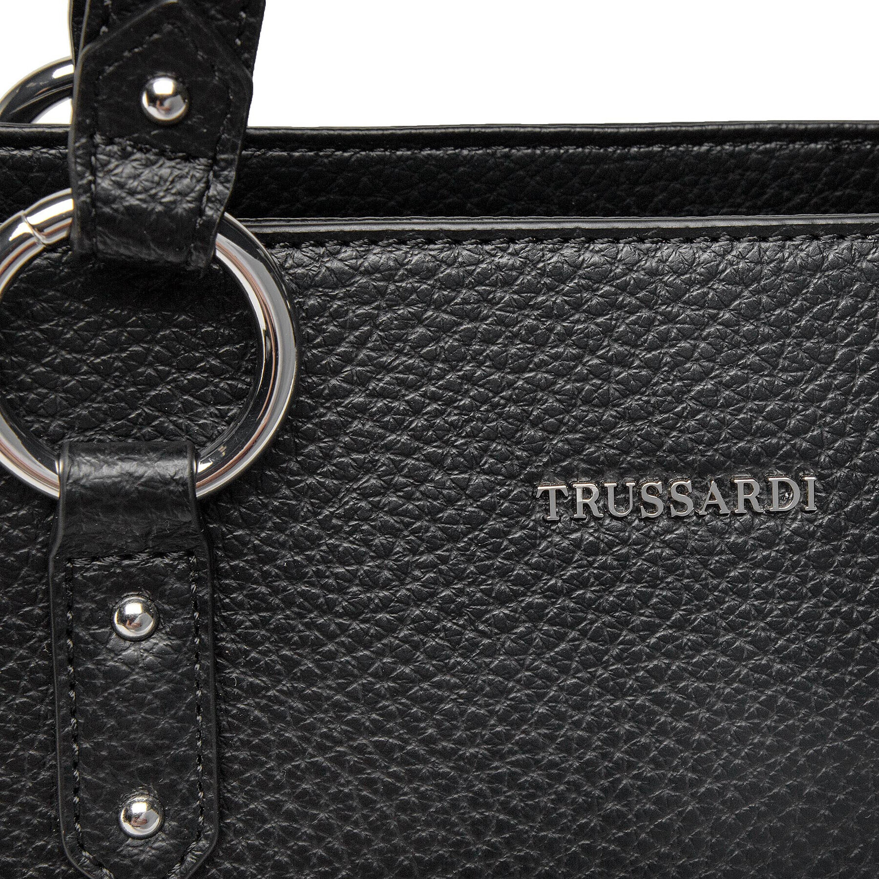 Trussardi Geantă New Lisbona Shopper 75B01424 Negru - Pled.ro