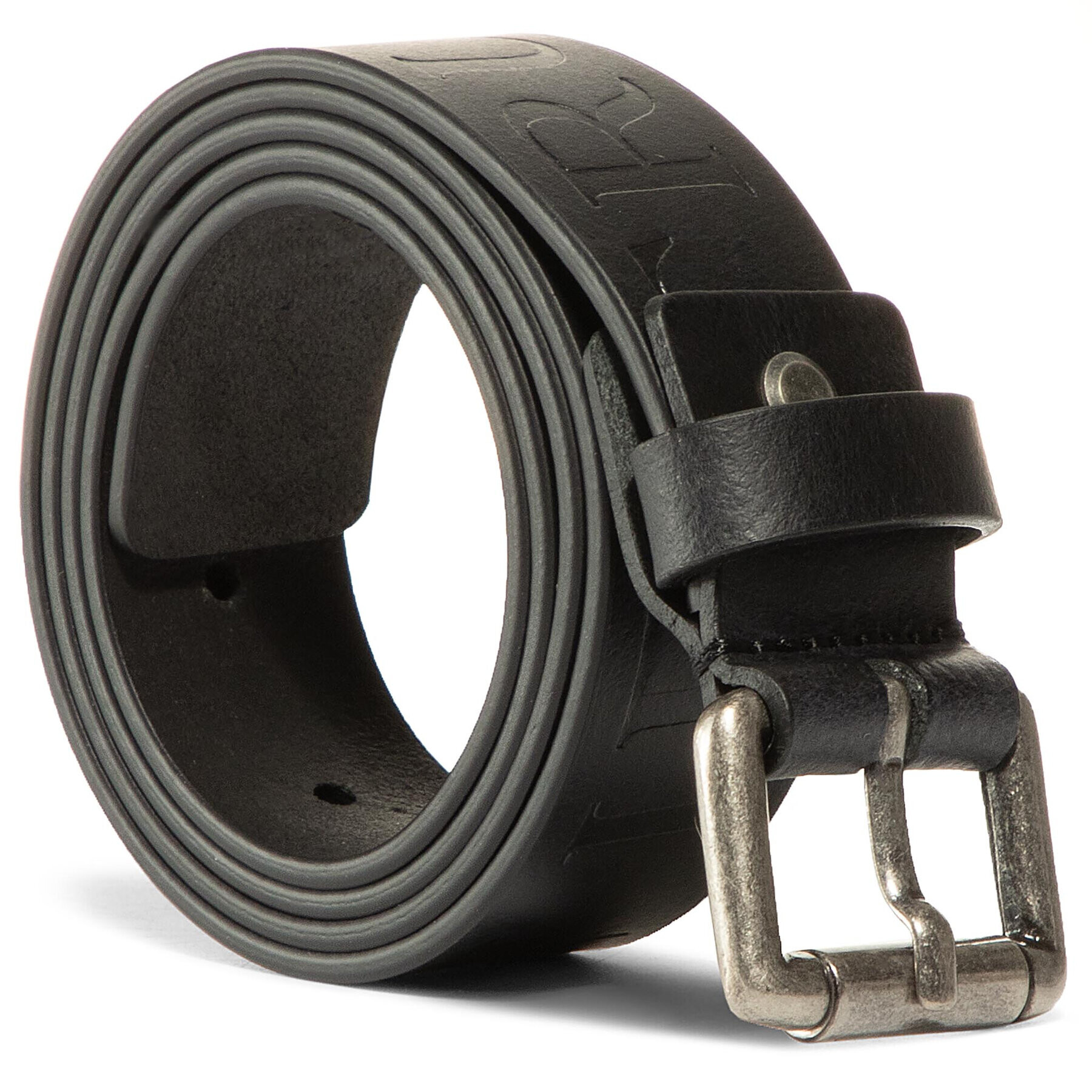 Trussardi Jeans Curea pentru Bărbați Belt Leather Maxi Logo Embossed 71L00122 Negru - Pled.ro