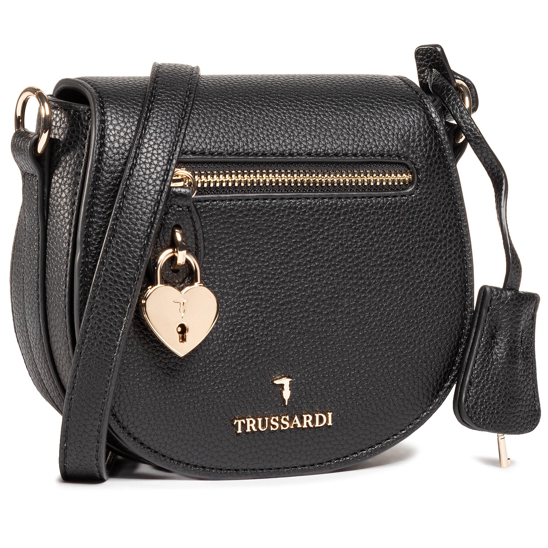 Trussardi Jeans Geantă Shoulder Sm Grana 75B01082 Negru - Pled.ro