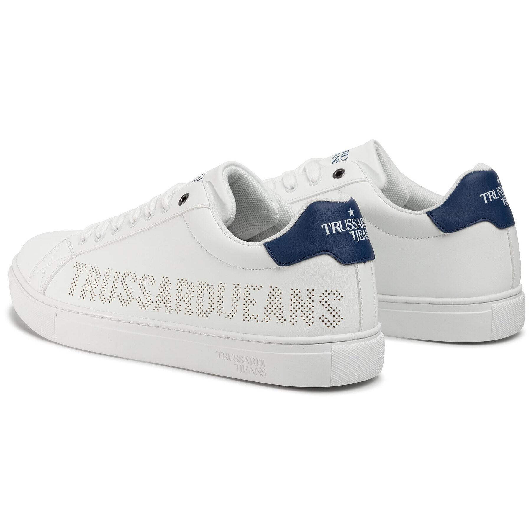 Trussardi Jeans Sneakers 77A00228 Alb - Pled.ro