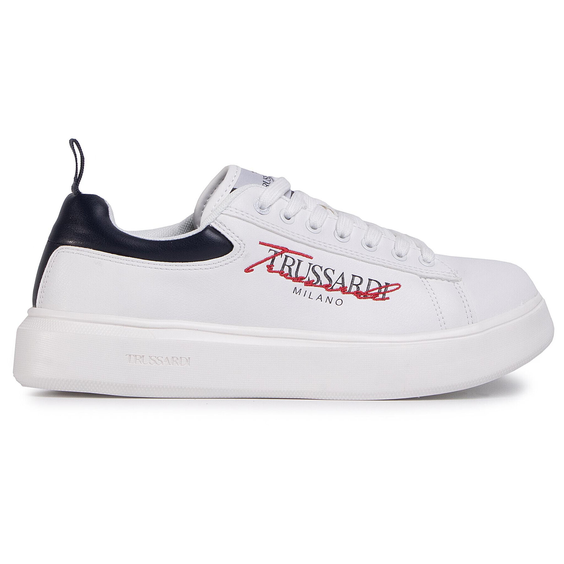 Trussardi Jeans Sneakers 77A00279 Alb - Pled.ro