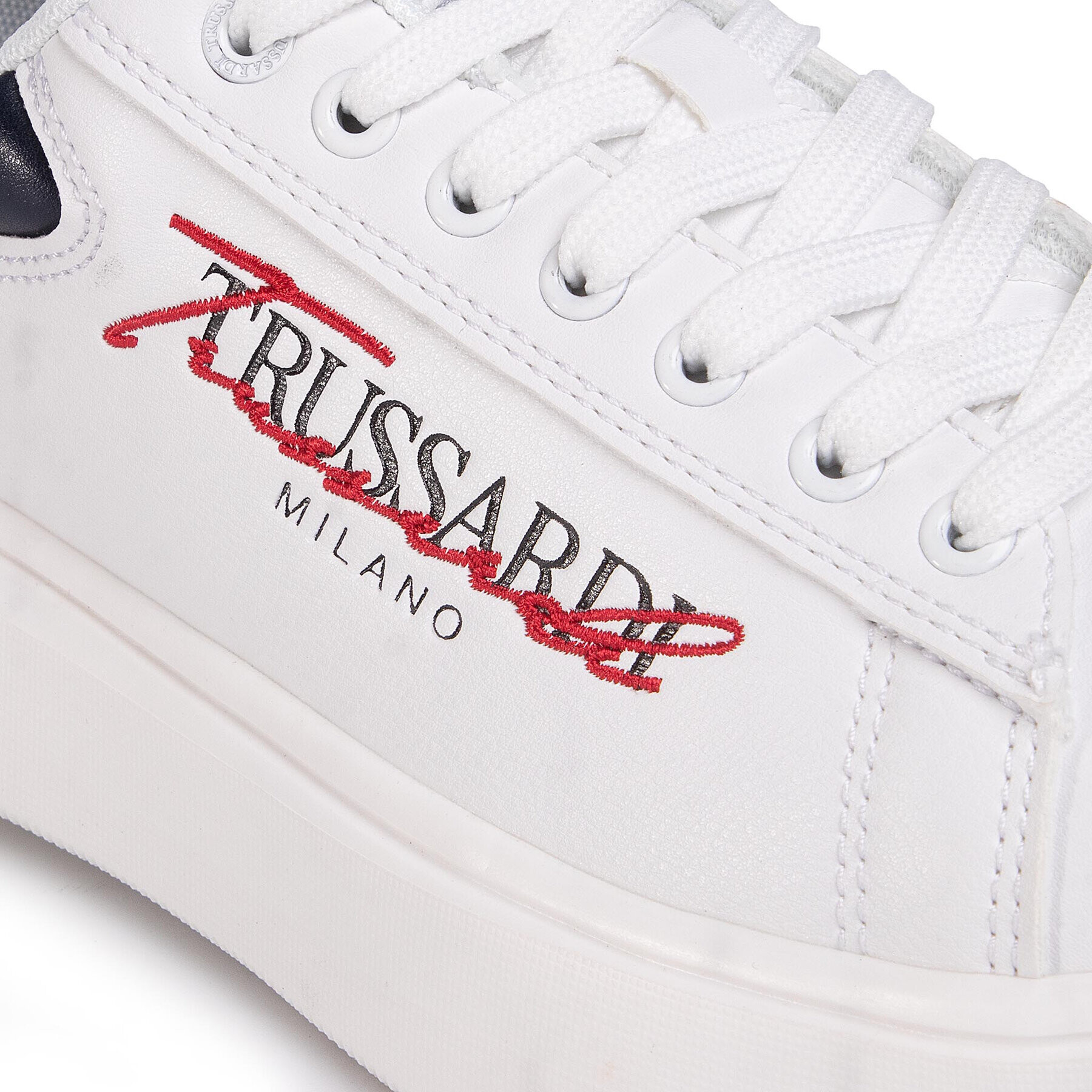 Trussardi Jeans Sneakers 77A00279 Alb - Pled.ro