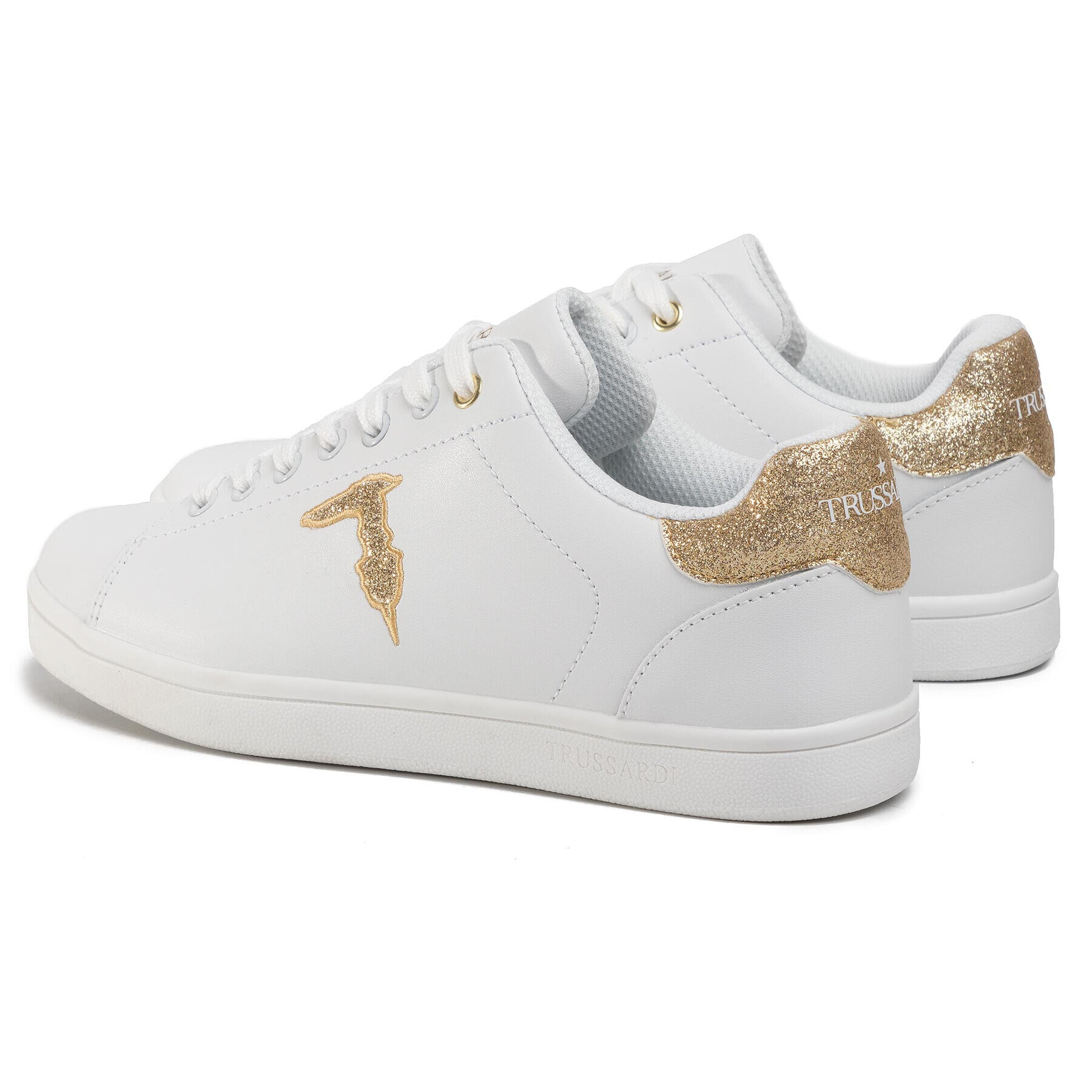 Trussardi Jeans Sneakers 79A00469 Alb - Pled.ro