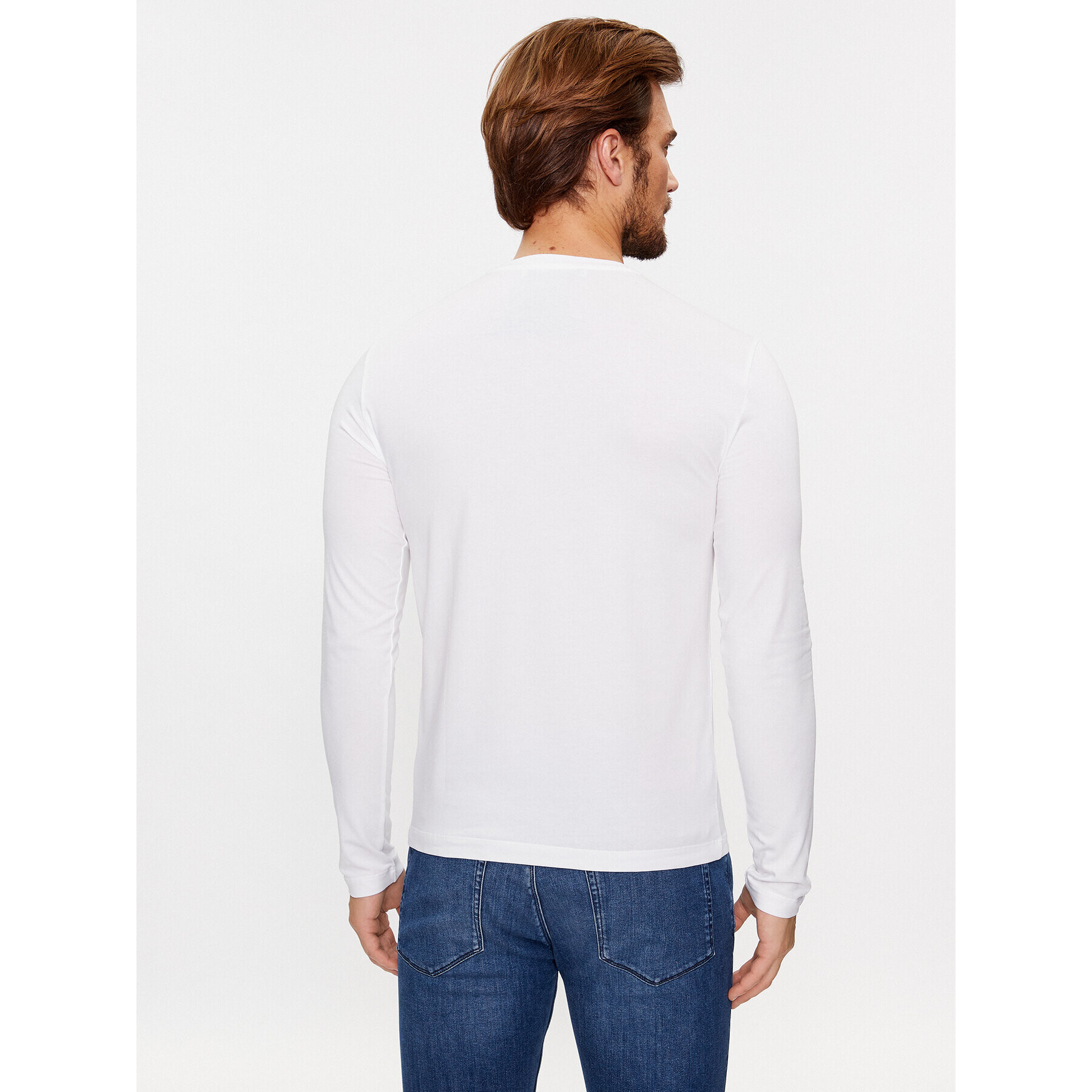 Trussardi Longsleeve 52T00763 Alb Regular Fit - Pled.ro