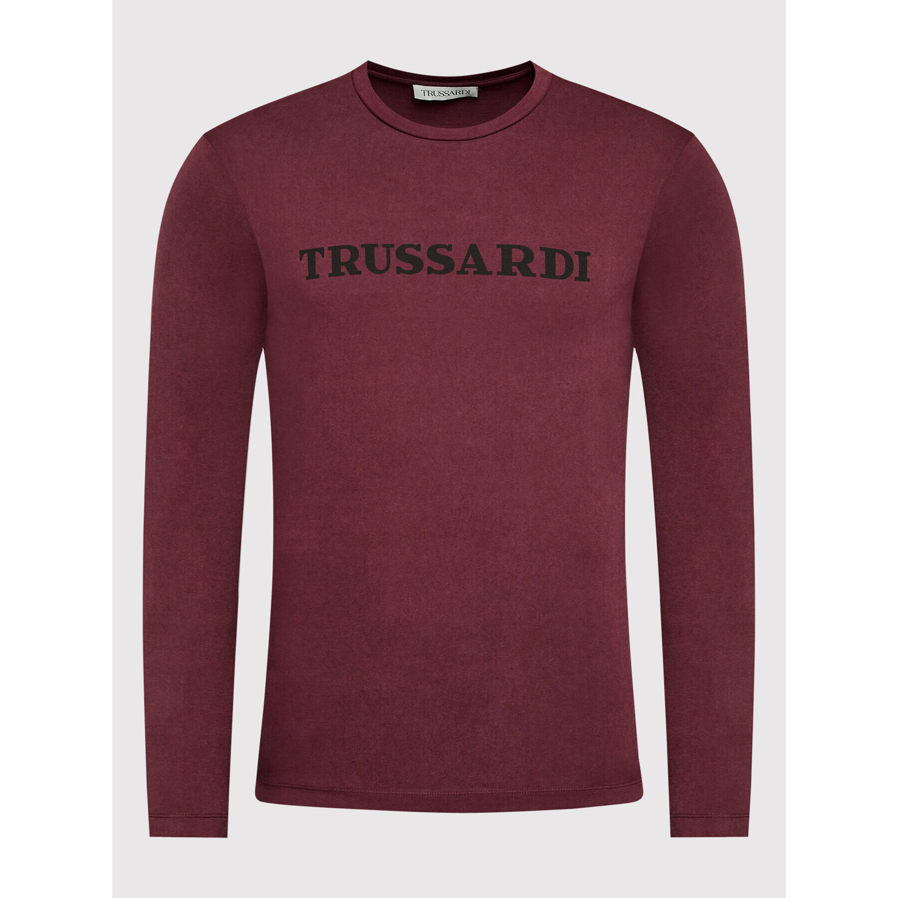 Trussardi Longsleeve Logo Print 52T00643 Vișiniu Regular Fit - Pled.ro