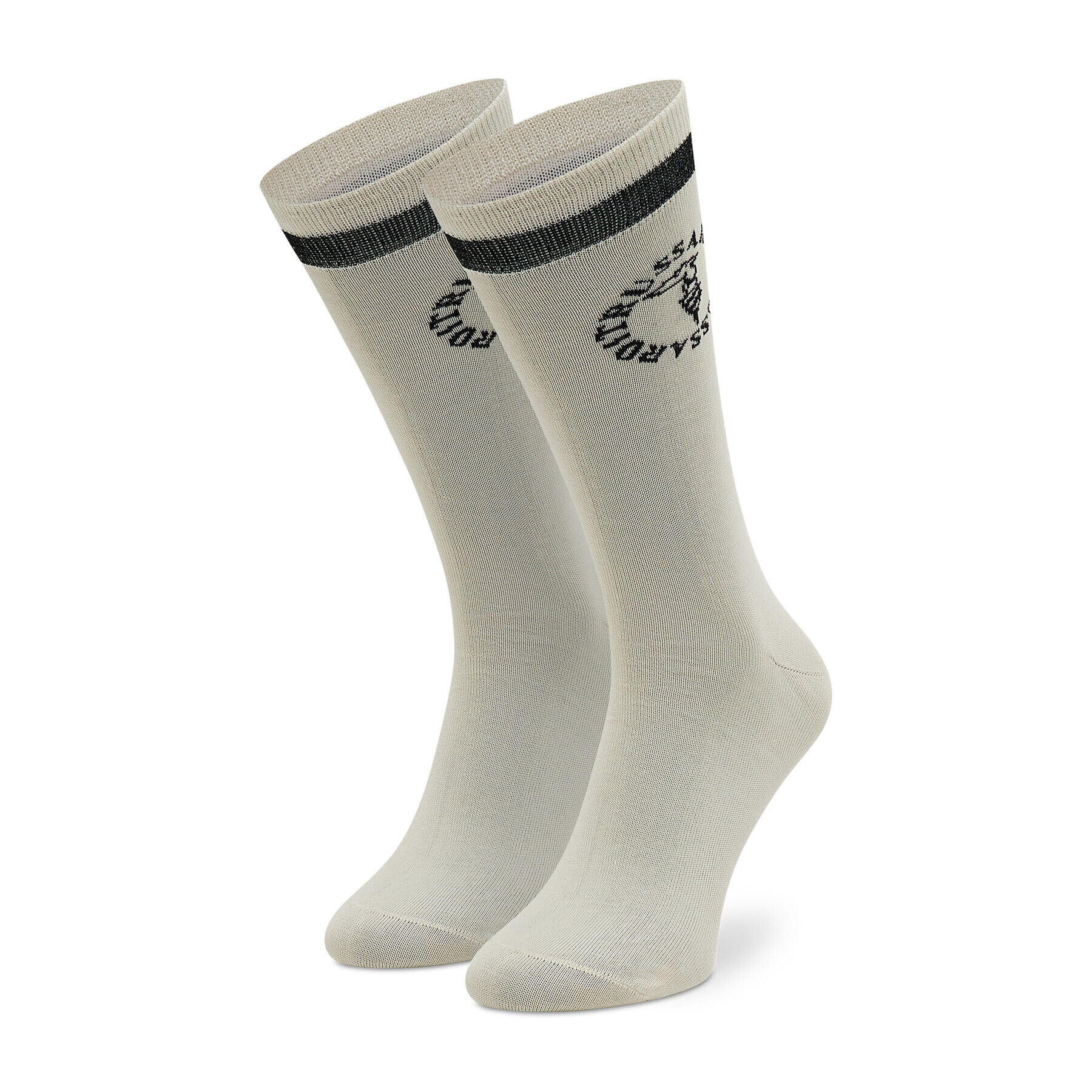 Trussardi Șosete Lungi pentru Bărbați Crew Socks Lego 57Z00259 Bej - Pled.ro