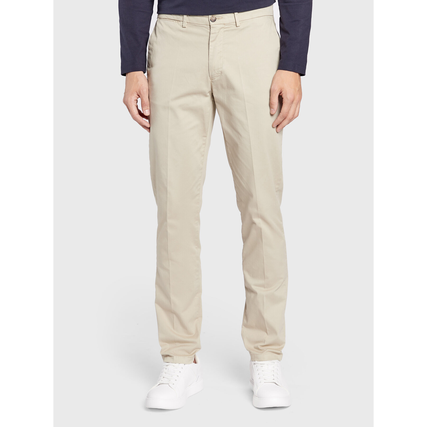 Trussardi Pantaloni chino 52P00000 Bej Aviator Fit - Pled.ro