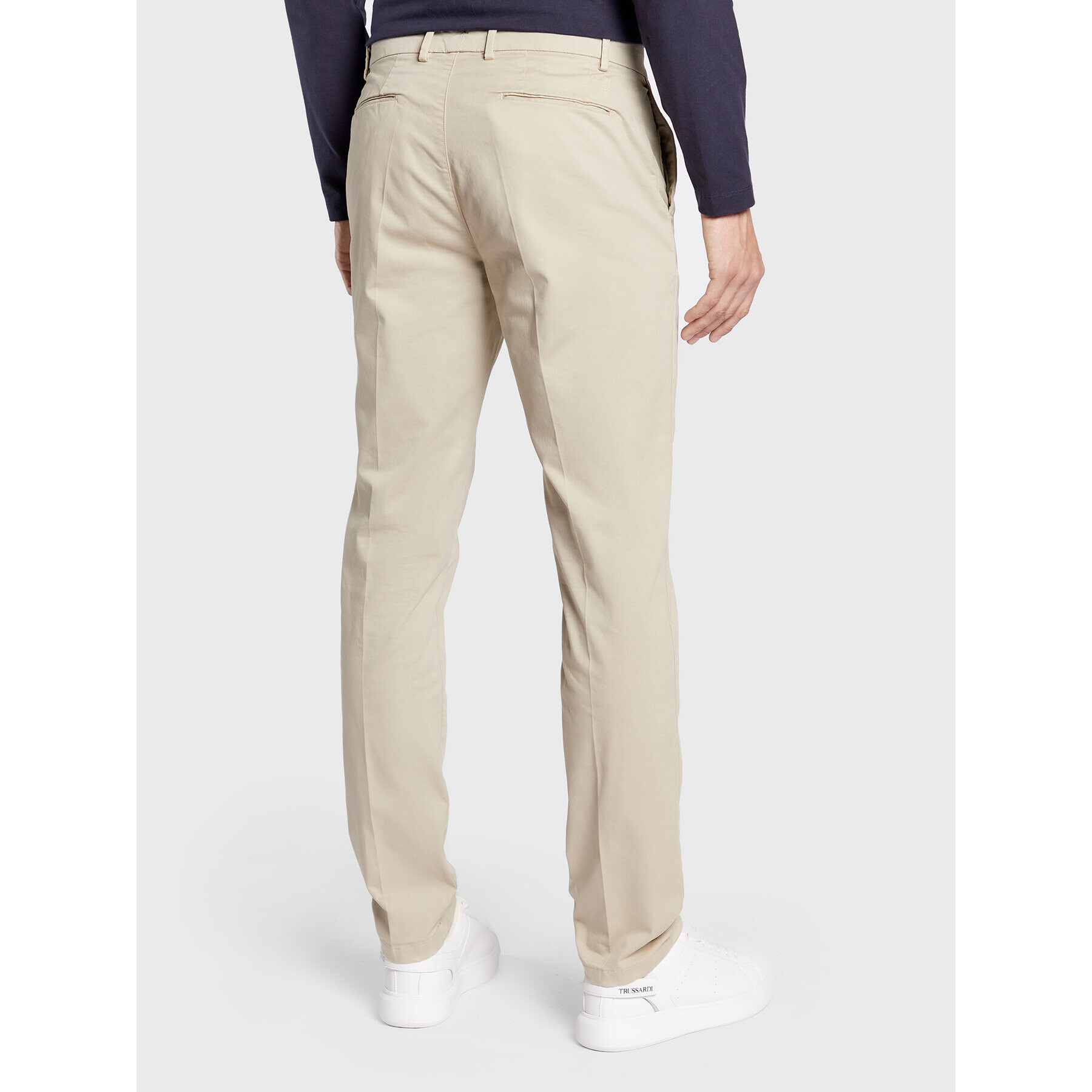 Trussardi Pantaloni chino 52P00000 Bej Aviator Fit - Pled.ro