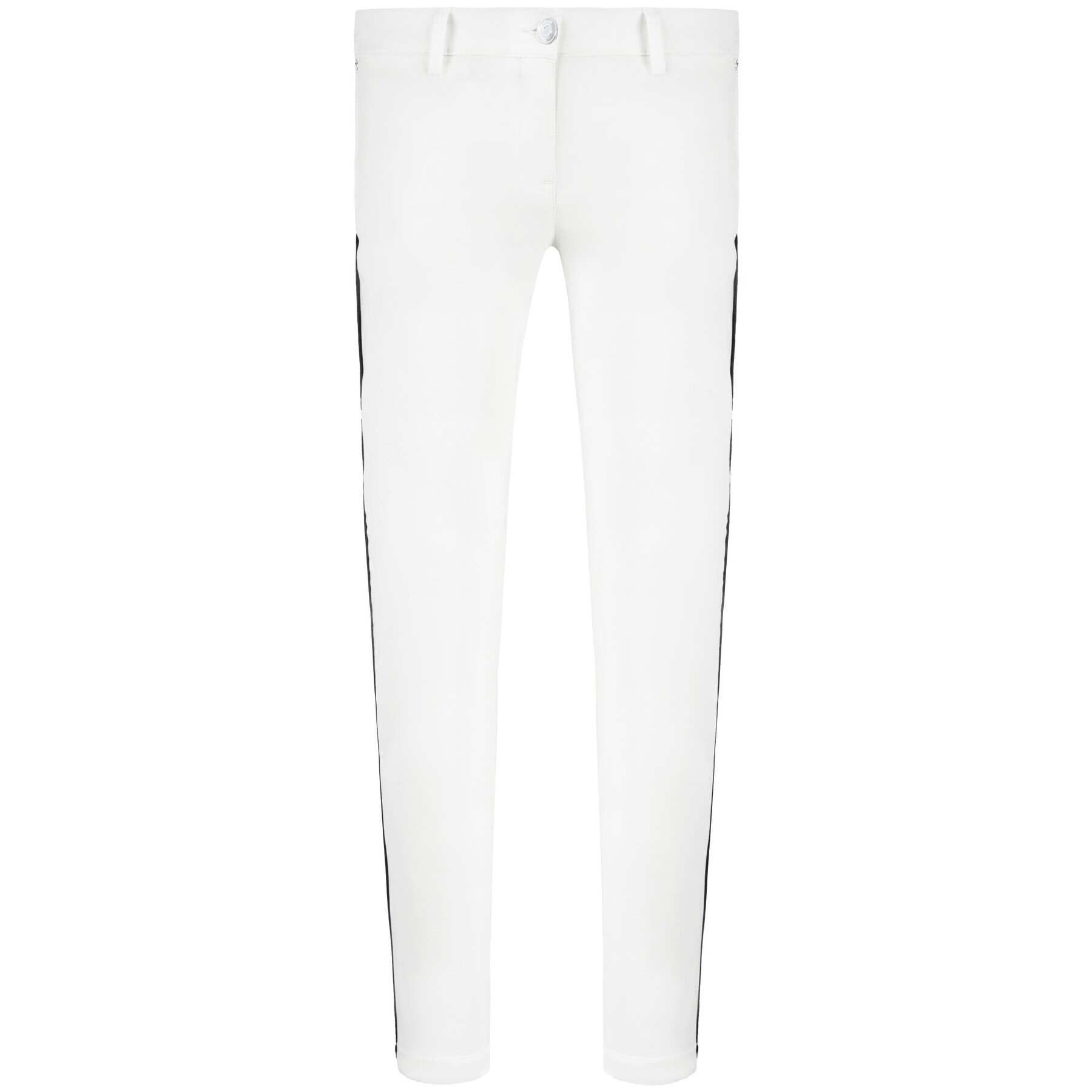 Trussardi Pantaloni chino Garment 56P00001 Alb Regular Fit - Pled.ro