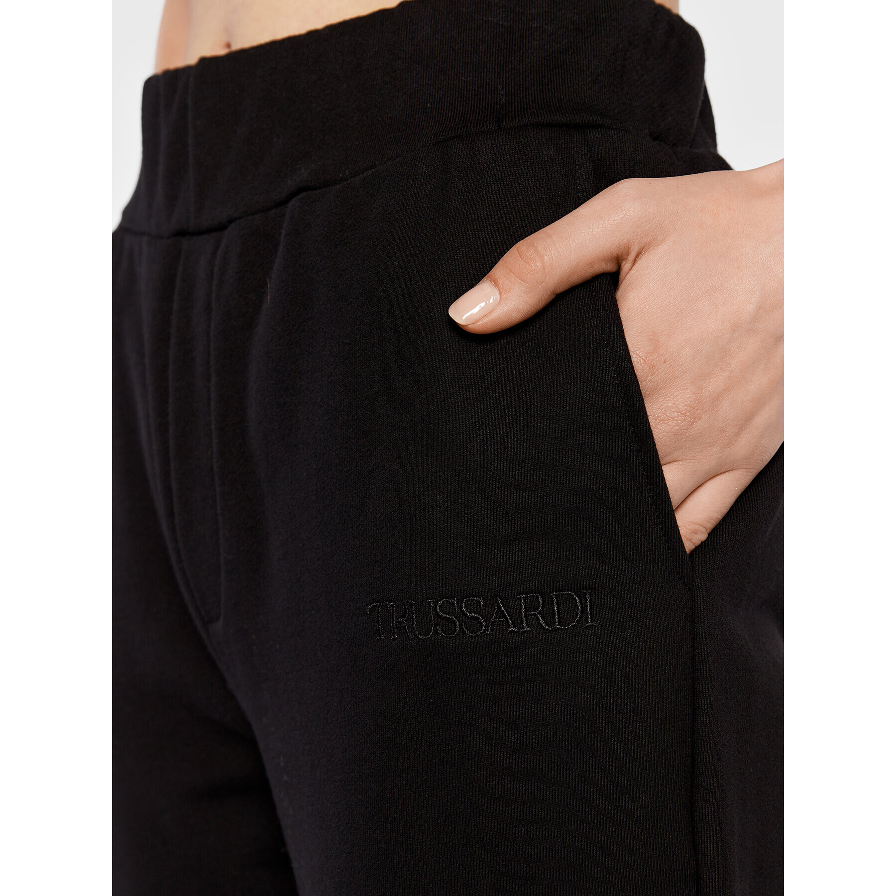 Trussardi Pantaloni trening 56P00367 Negru Regular Fit - Pled.ro