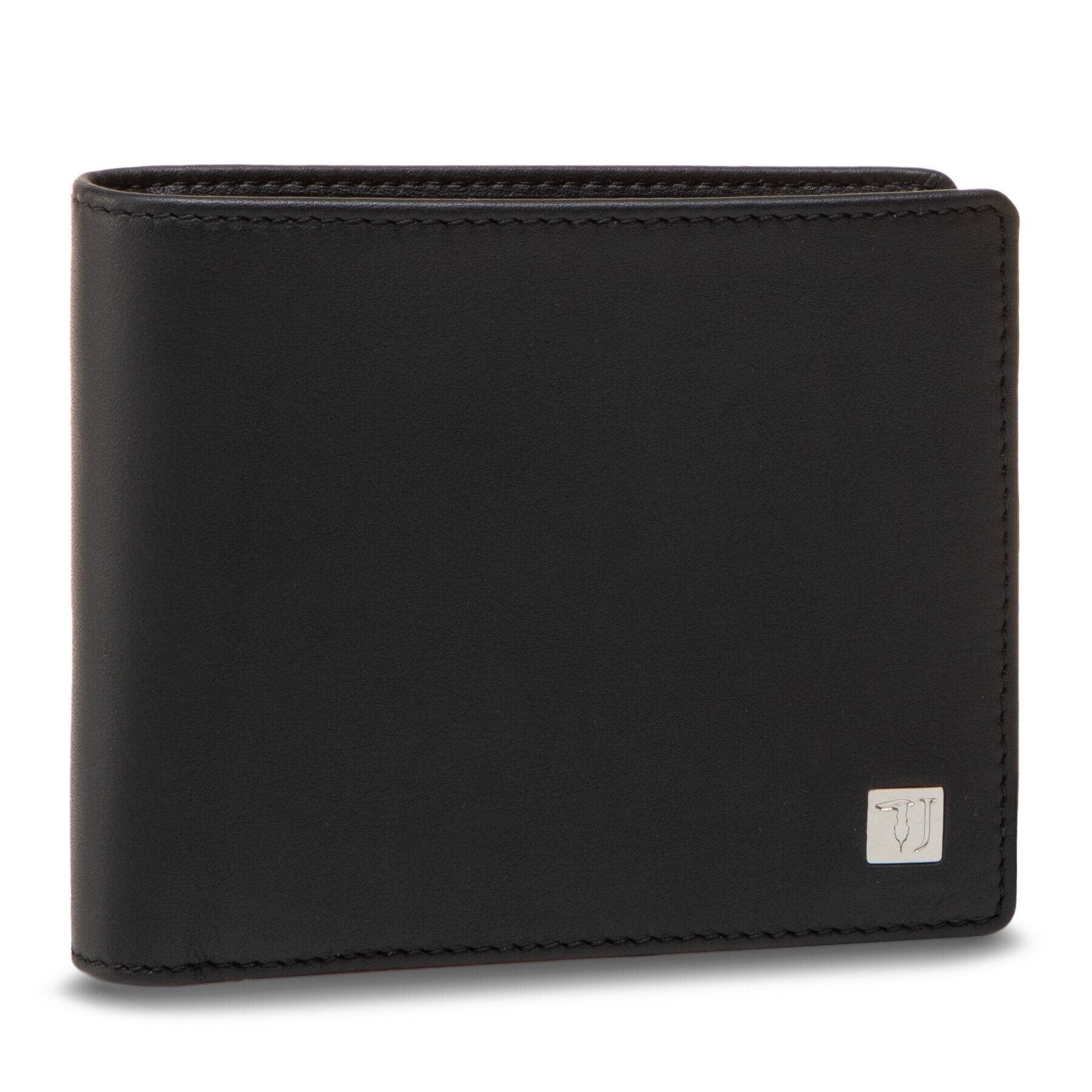 Trussardi Portofel Mare pentru Bărbați Wallet Credit Card Coin 71W00004 Negru - Pled.ro