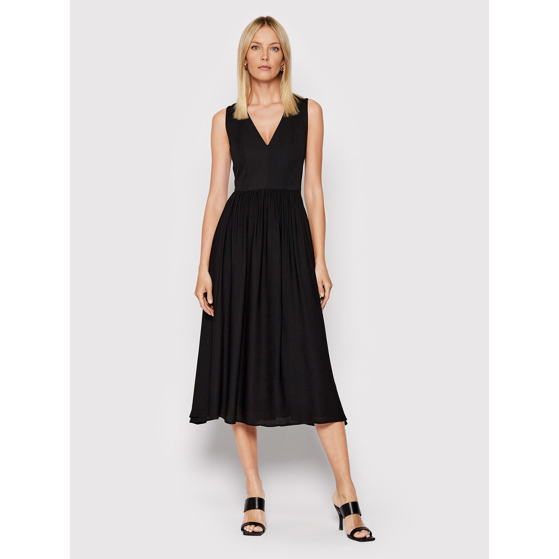 Trussardi Rochie cocktail 56D00590 Negru Regular Fit - Pled.ro