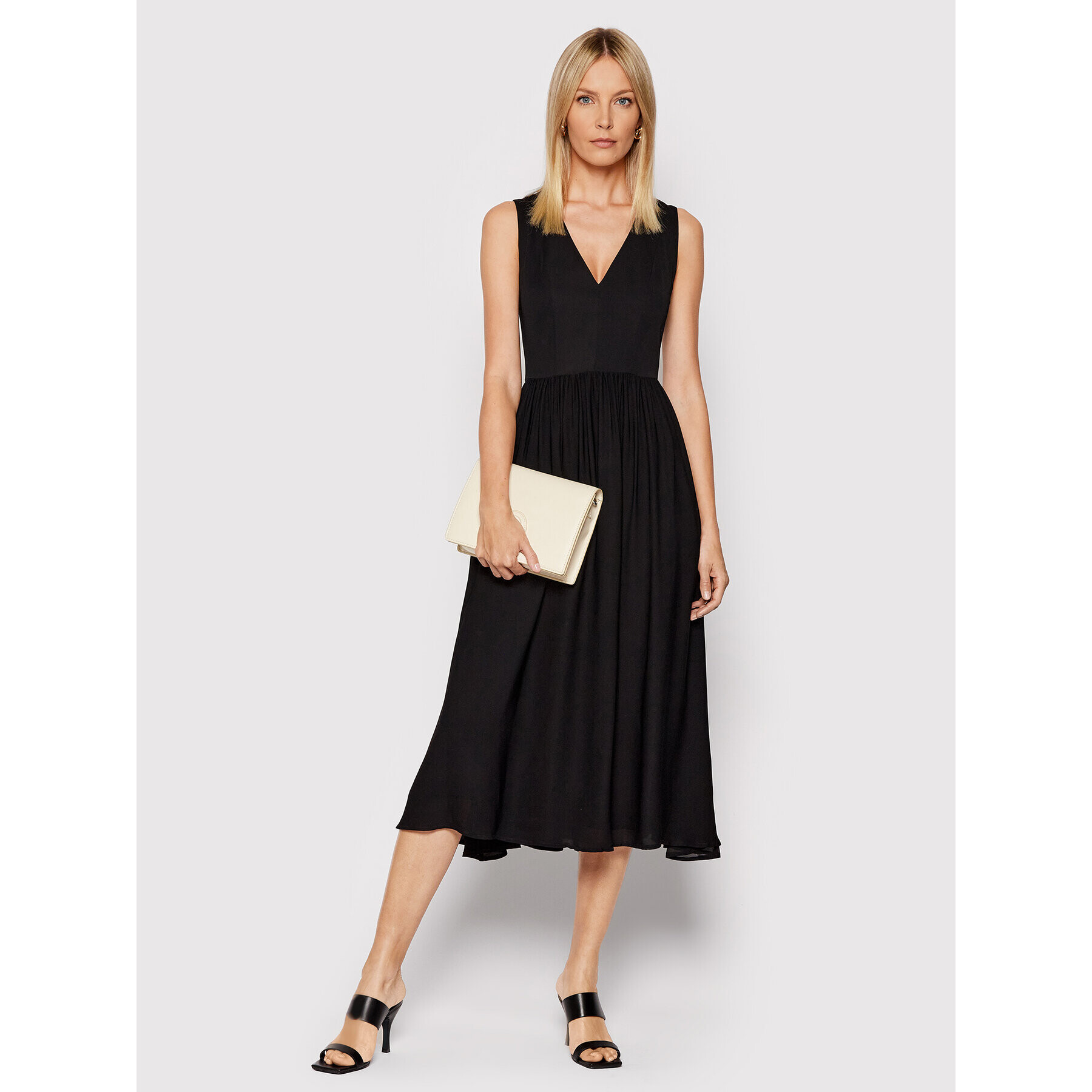 Trussardi Rochie cocktail 56D00590 Negru Regular Fit - Pled.ro