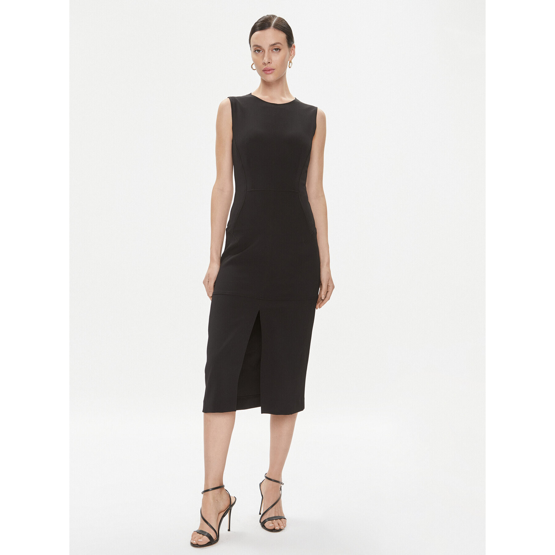 Trussardi Rochie de zi 56D00743 Negru Regular Fit - Pled.ro